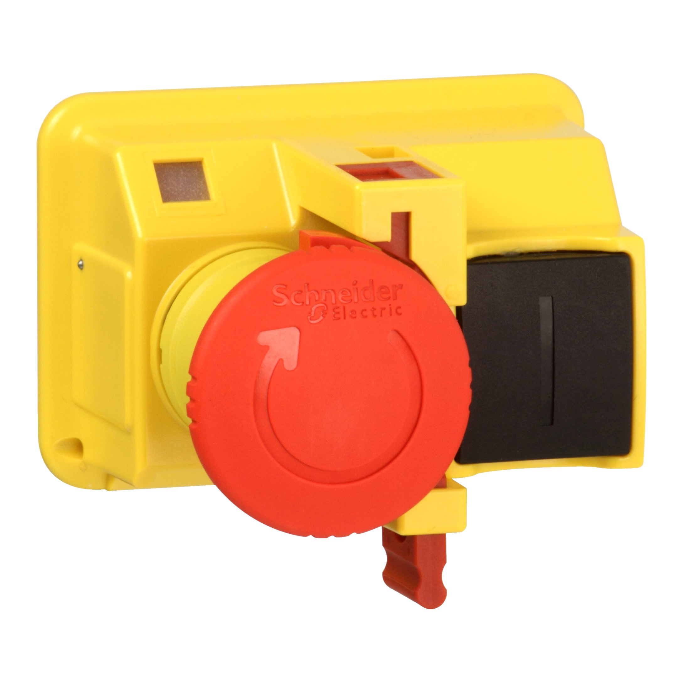 Schneider Electric - TeSys GV - tête pour bouton-poussoir Ø40mm - tourner pr déverrou.- Ø22mm - rouge