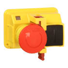 Schneider Electric - TeSys GV - tête pour bouton-poussoir Ø40mm - tourner pr déverrou.- Ø22mm - rouge