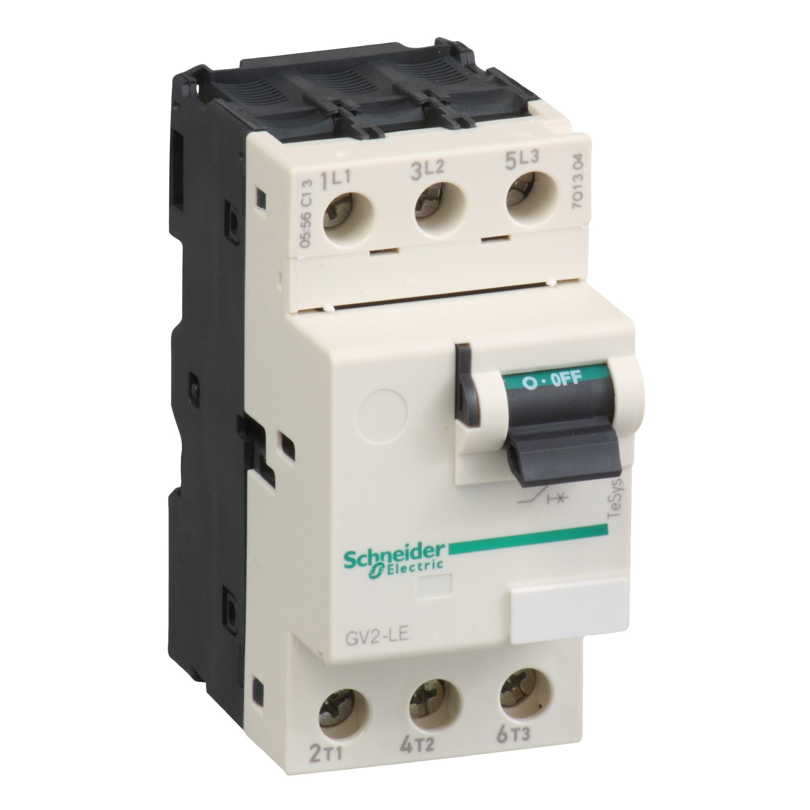 Schneider Electric - TeSys GV2LE - disjoncteur moteur - 2,5A - 3P 3d - déclencheur magnétique