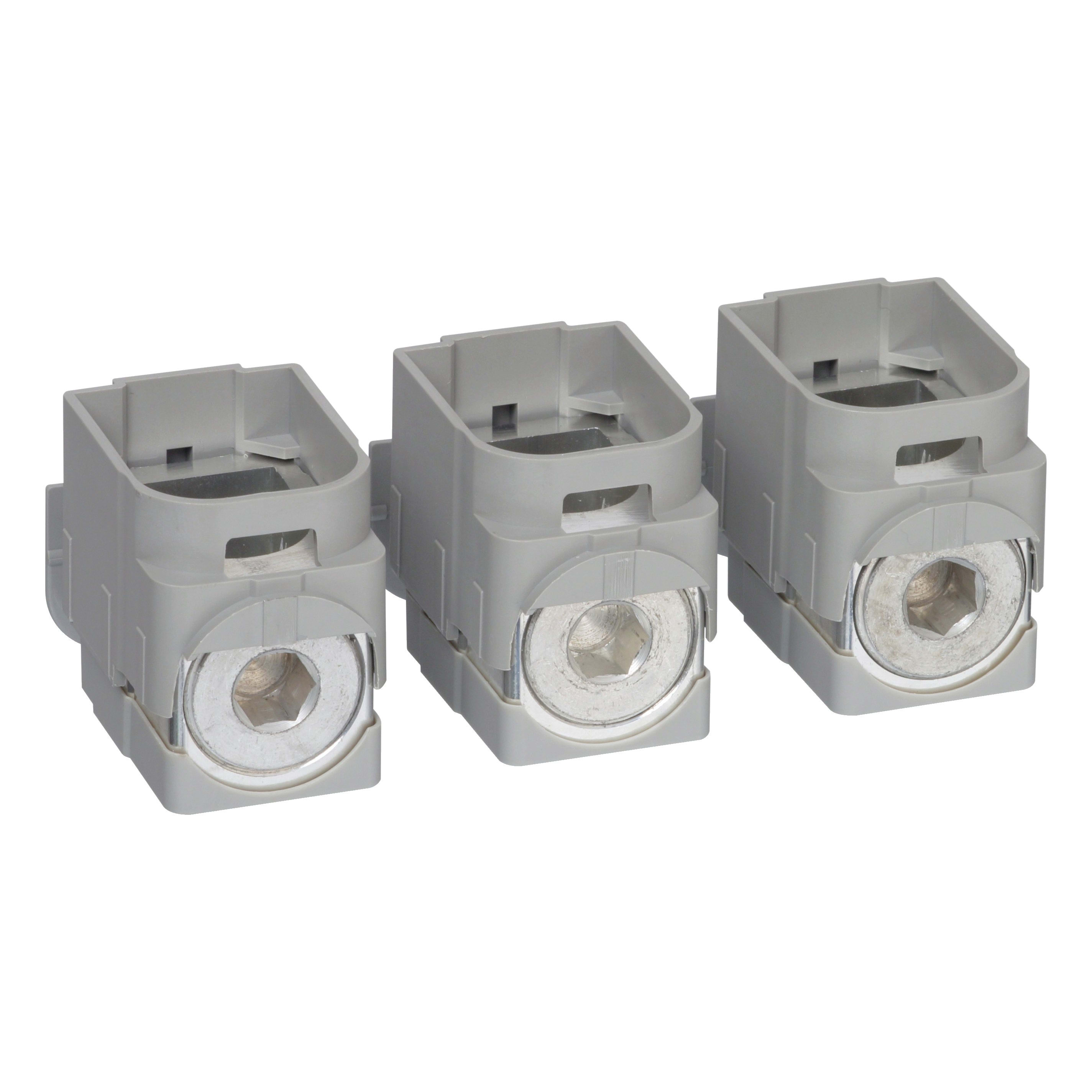 Schneider Electric - TeSys GV - connecteur encliquetable pr disj.mot. GV7 - jusqu'à 220A -1,5..185mm²