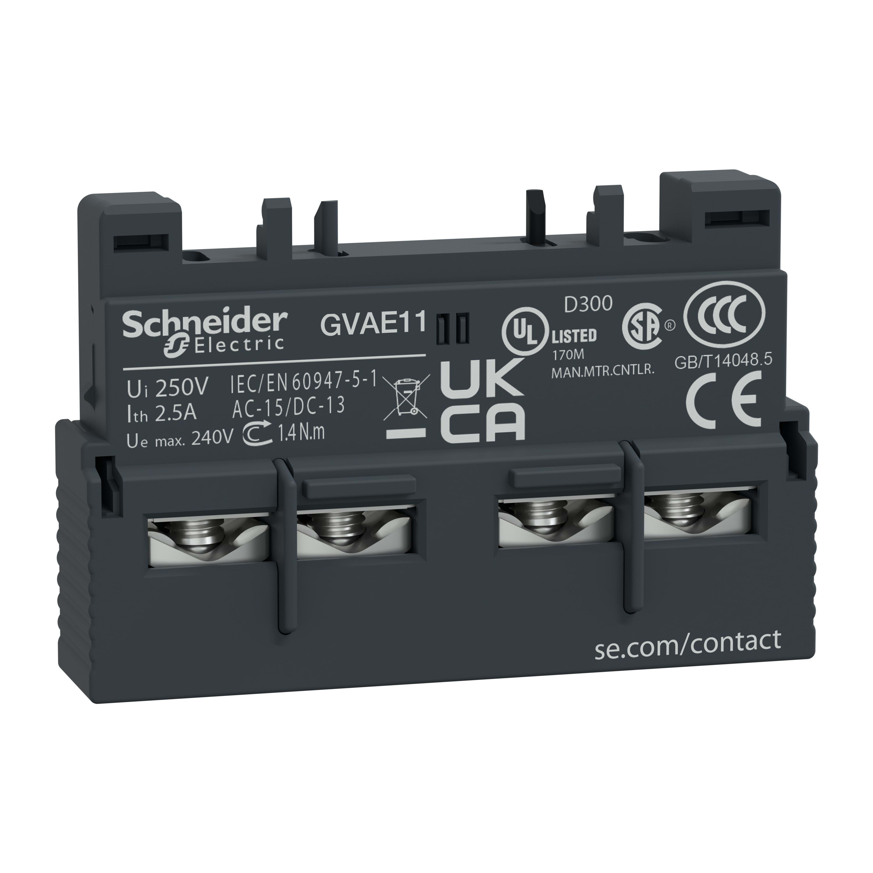 Schneider Electric - contact auxiliaire ADDITIF FRONTAL F plus O