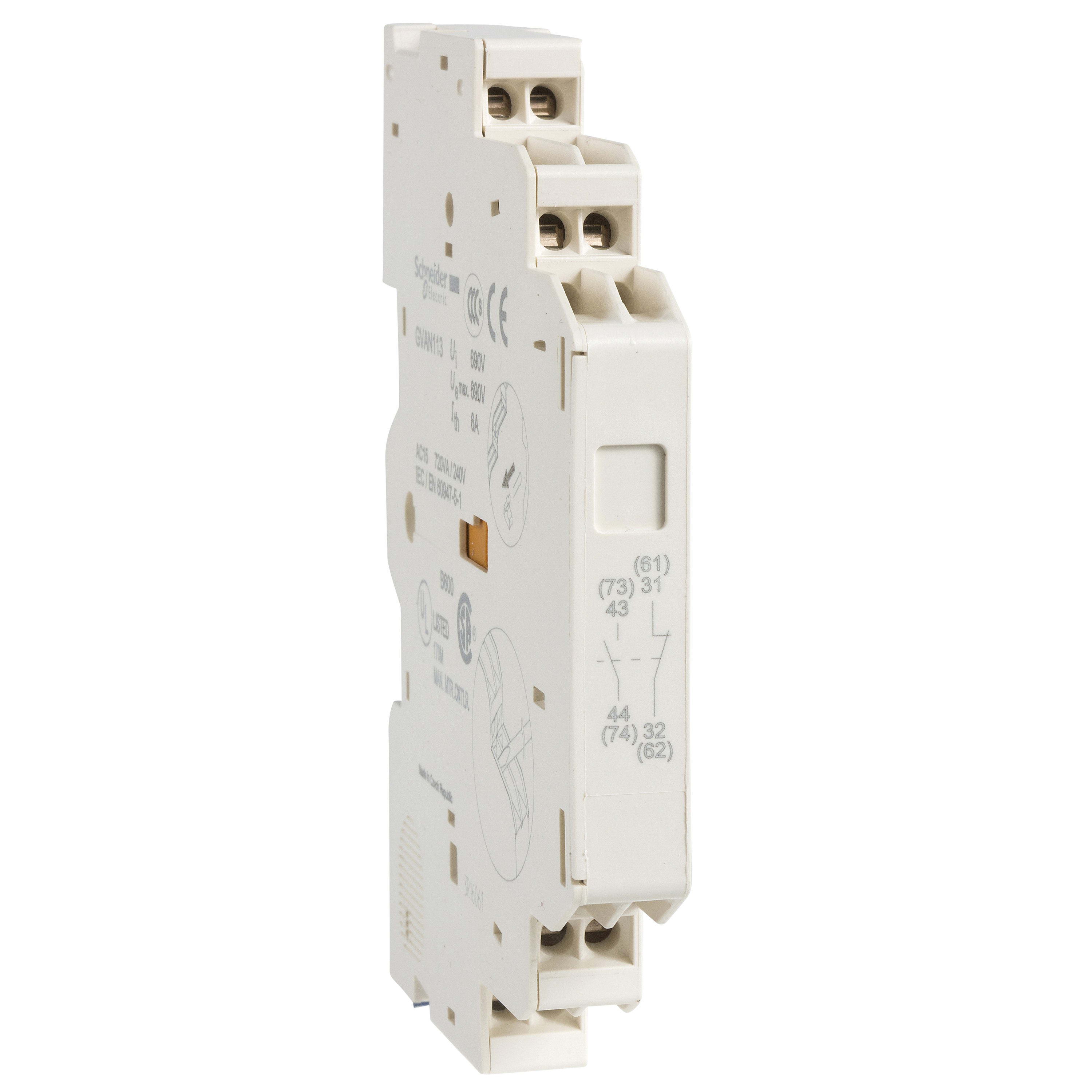 Schneider Electric - TeSys GV - contact auxiliaire - 1O+1F