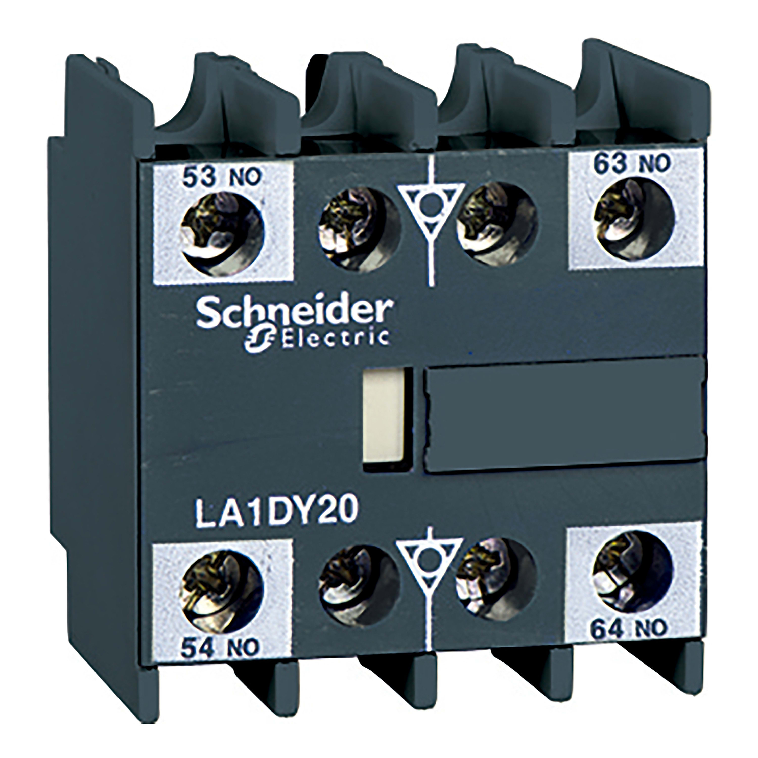 Schneider Electric - TeSys D - bloc de contacts auxiliaires - 2F+0O - bornes à vis-étriers