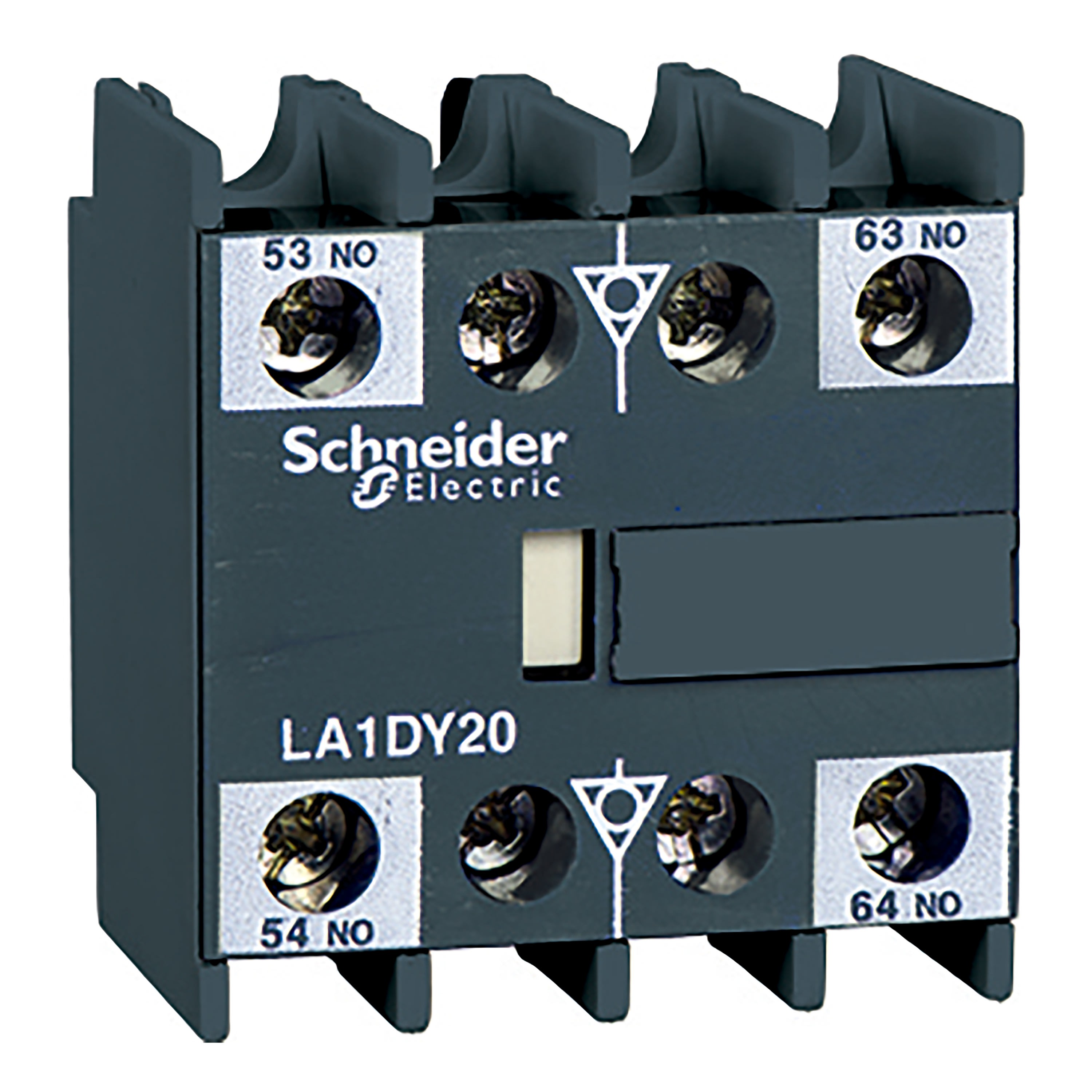 Schneider Electric - TeSys D - bloc de contacts auxiliaires - 4F+0O - bornes à vis-étriers