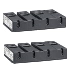 Schneider Electric - TeSys LA9D - bloc de connexion - pour 4 pôles TeSys LC1D115 - lot de 2