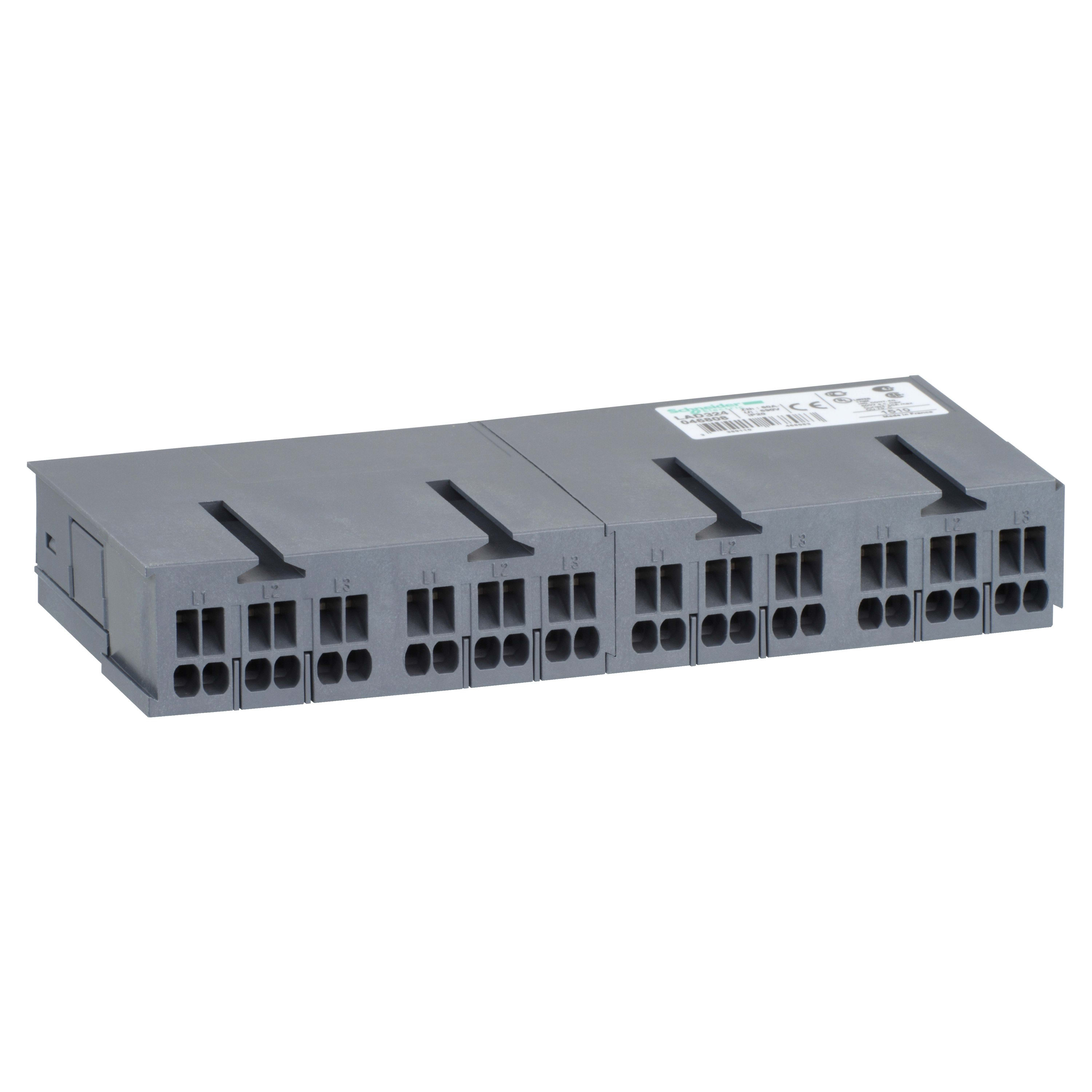 Schneider Electric - TeSys D - répartiteur de puissance - pour 4 démarreurs avec disjoncteurs GV2