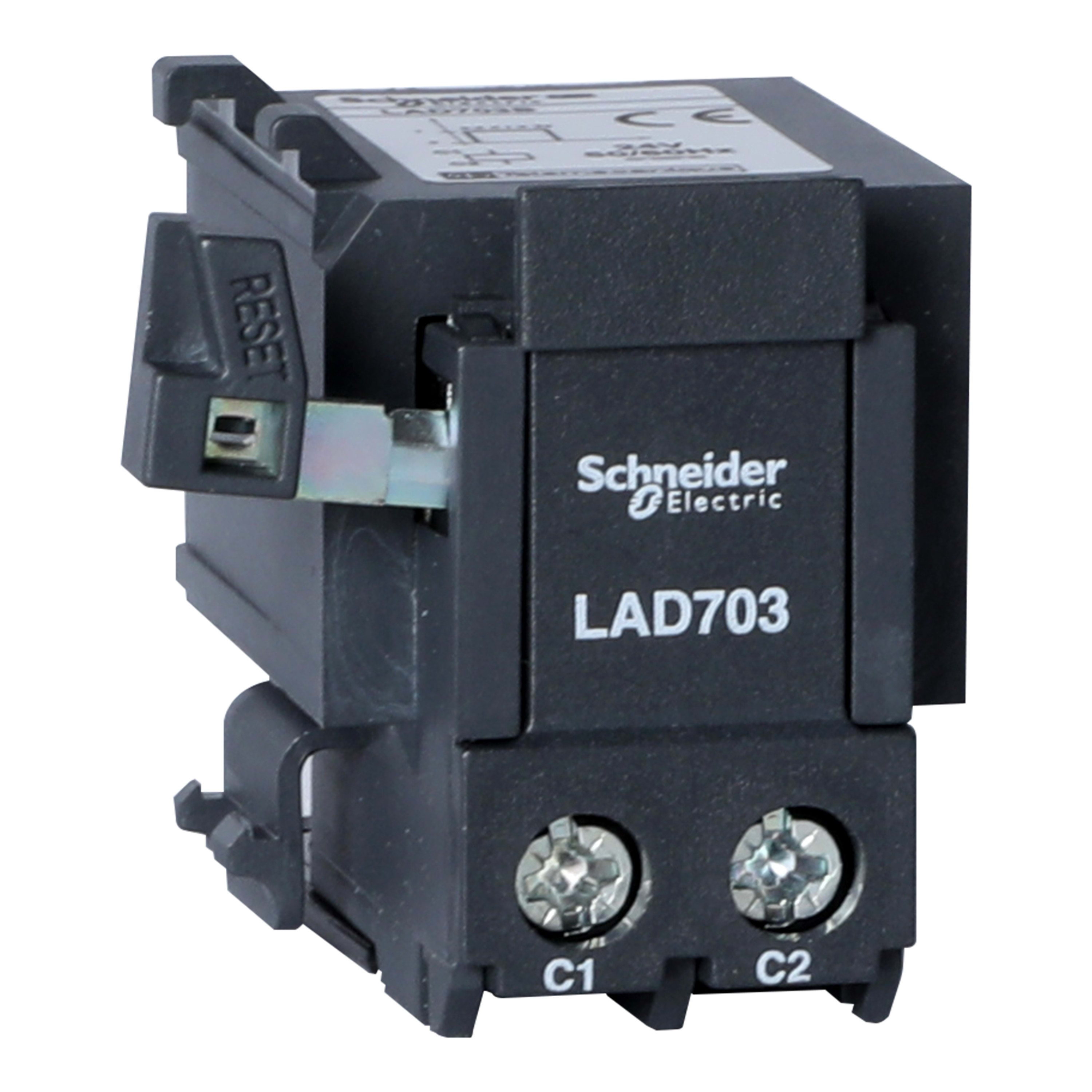 Schneider Electric - TeSys LA7D - arrêt ou réarmement électrique à distance - 24Vcc/ca