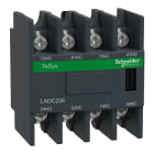 Schneider Electric - TeSys D - bloc contacts aux frontaux - 2F+2O - chevauchant - cosses fermées