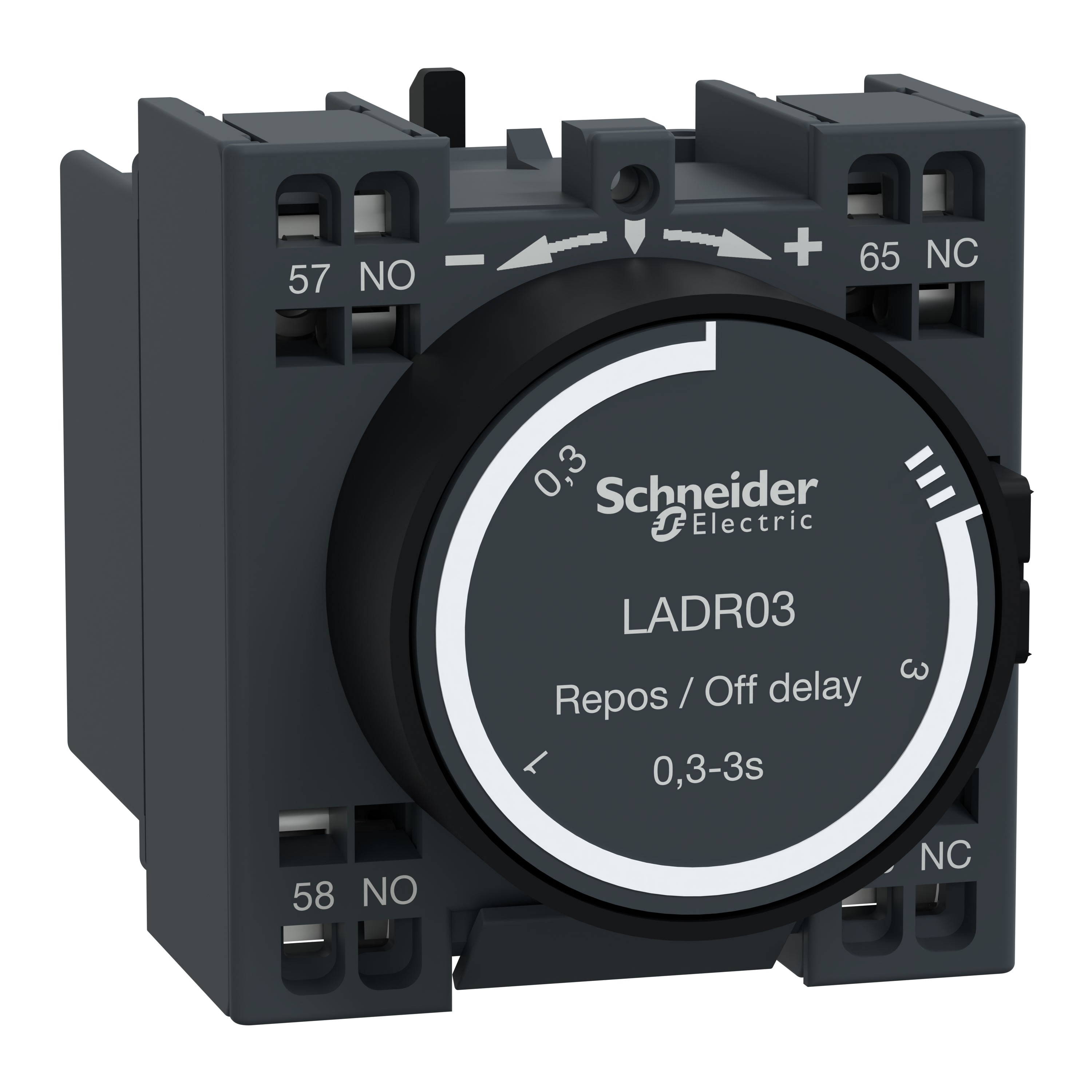 Schneider Electric - TeSys D - bloc de contacts auxiliaires - 1F+1O - bornes à ressort