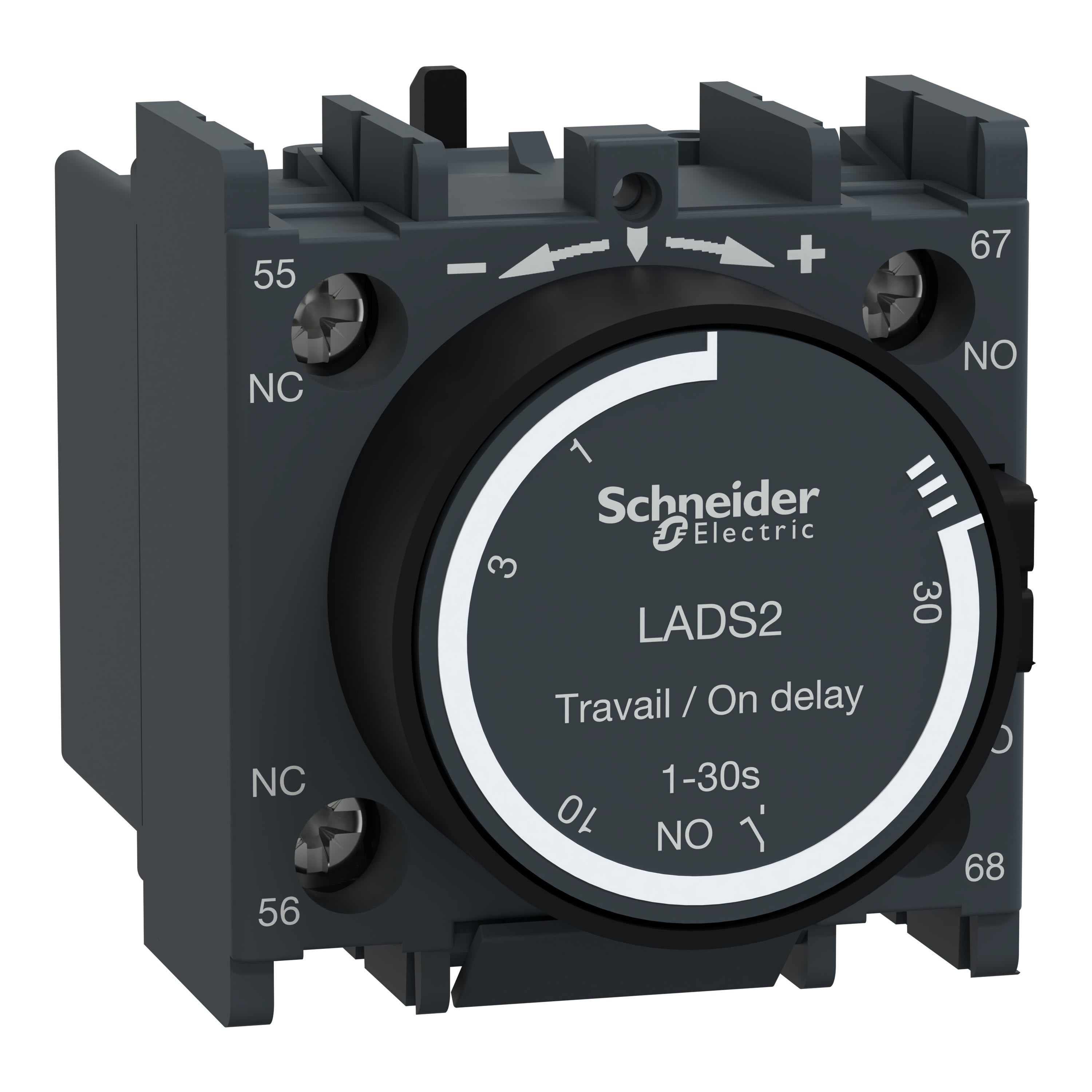 Schneider Electric - TeSys D - bloc de contacts auxiliaires - 1F+1O - bornes à vis-étriers