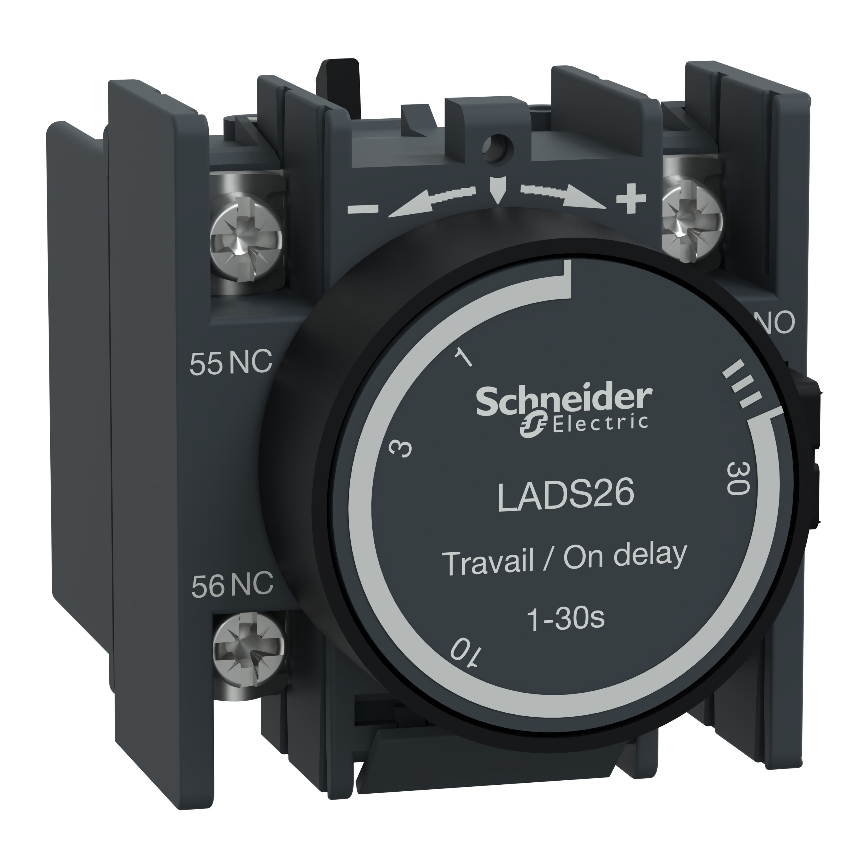 Schneider Electric - TeSys D - bloc de contacts auxiliaires - 1F+1O - cosses à sertir
