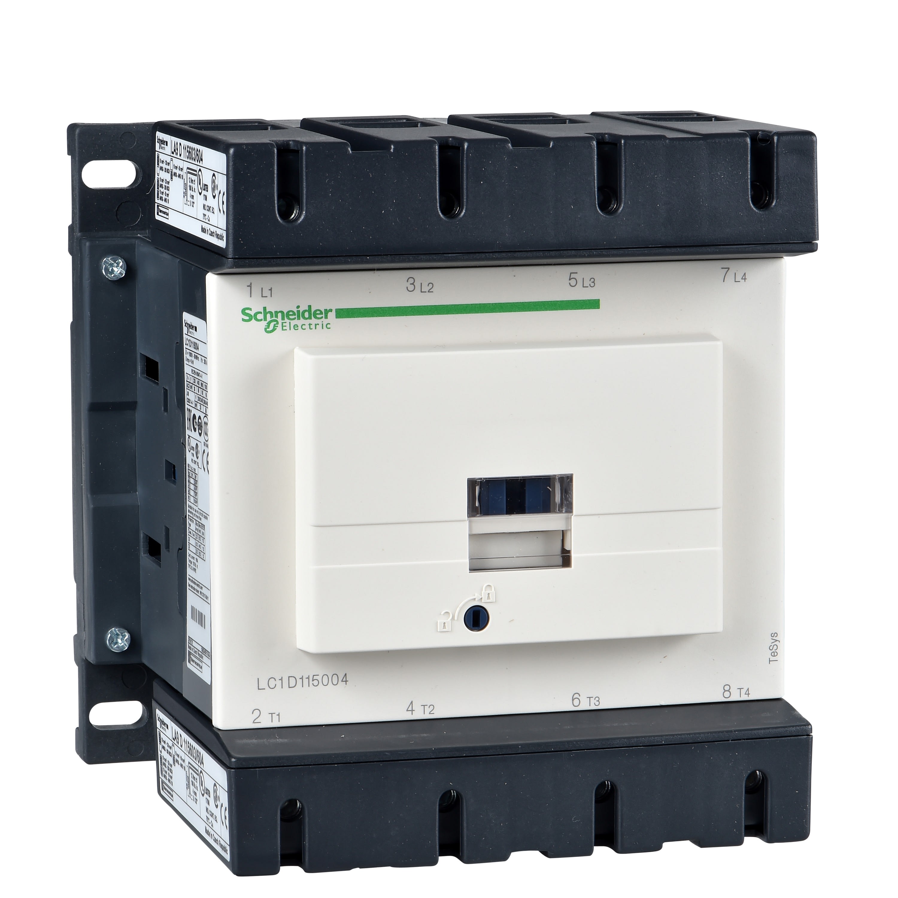Schneider Electric - TeSys LC1D - contacteur - 4P - AC-1 440V - 200A - bobine 230Vca