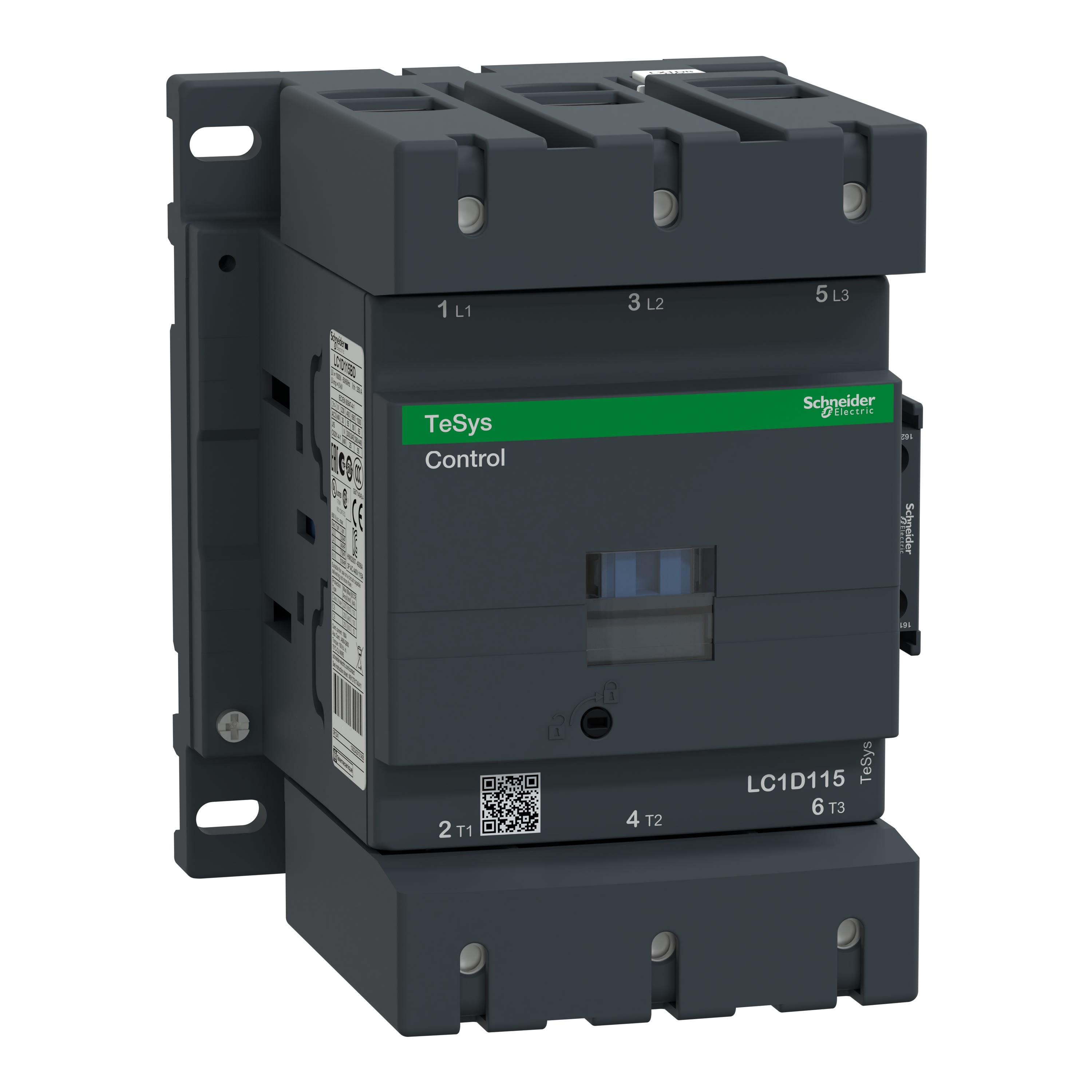 Schneider Electric - TeSys LC1D - contacteur - 3P - AC-3 440V - 115A - bobine 48Vcc