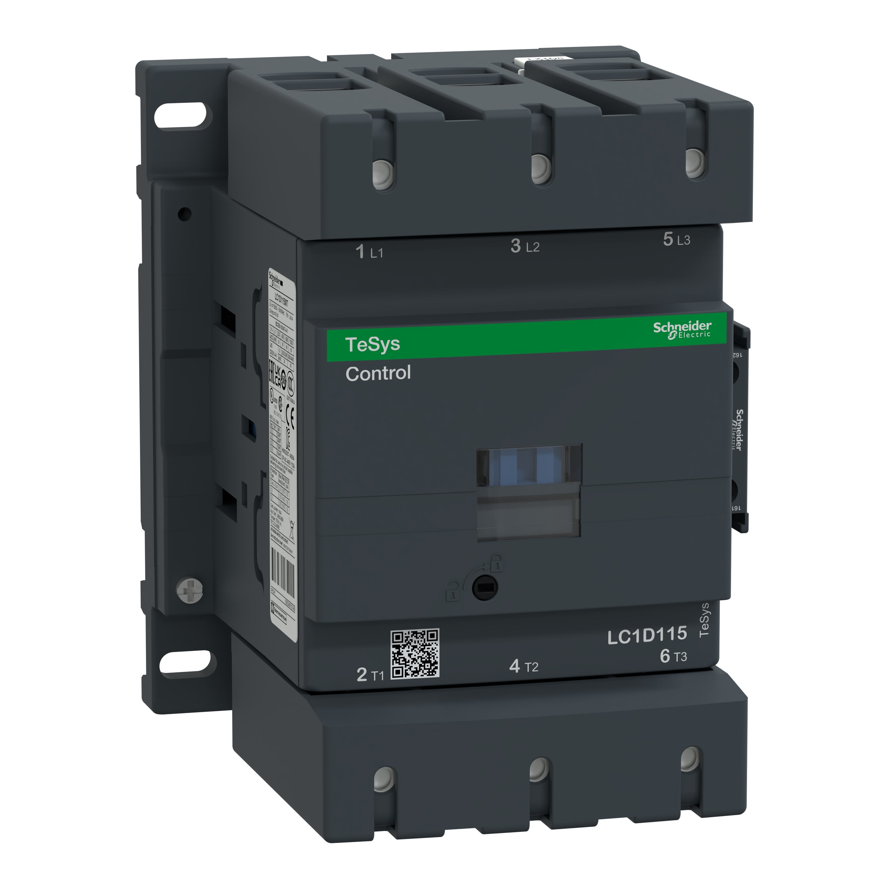 Schneider Electric - TeSys LC1D - contacteur - 3P - AC-3 440V - 115A - bobine 230Vca