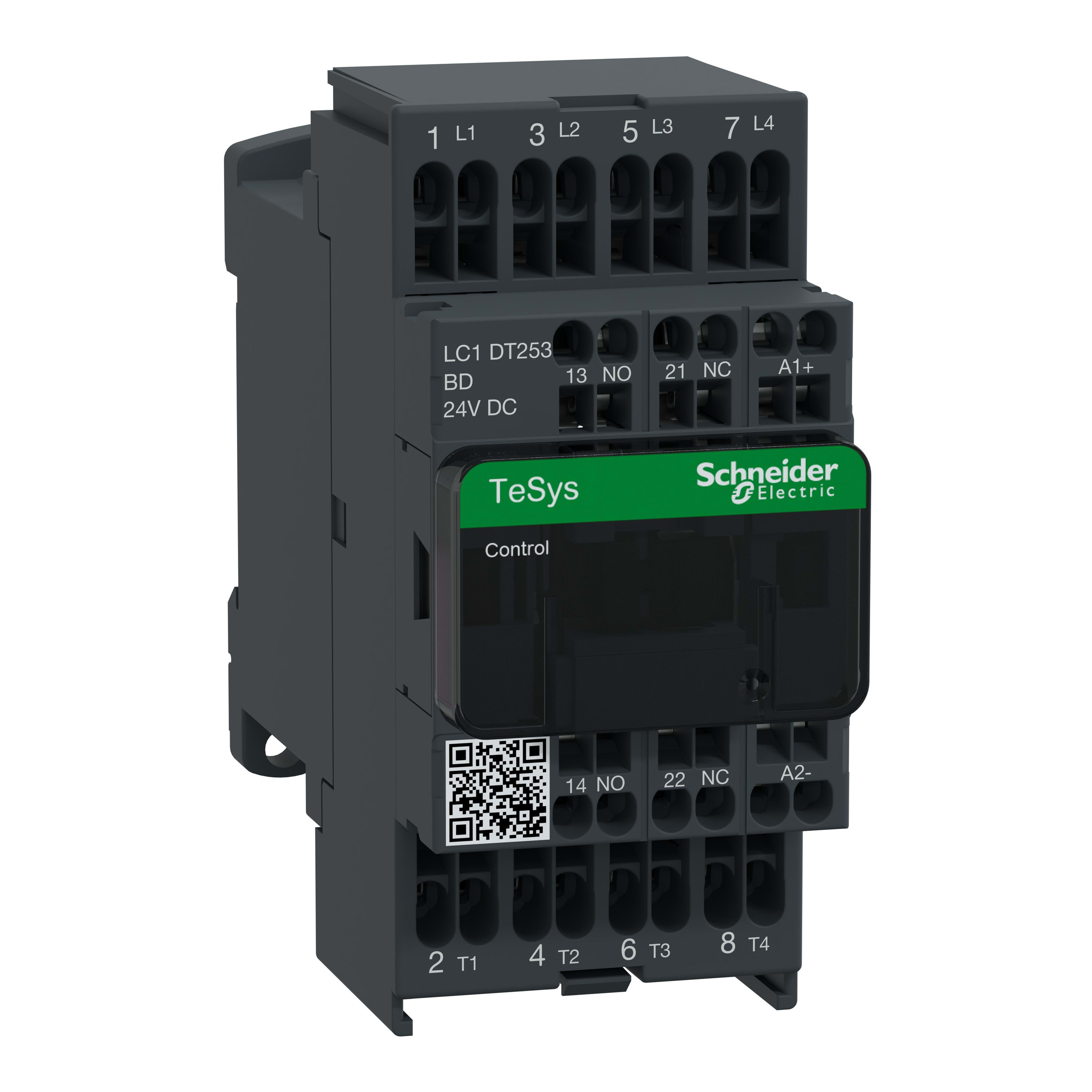 Schneider Electric - TeSys LC1D - contacteur - 4P - AC-1 440V - 25A - bobine 24Vcc