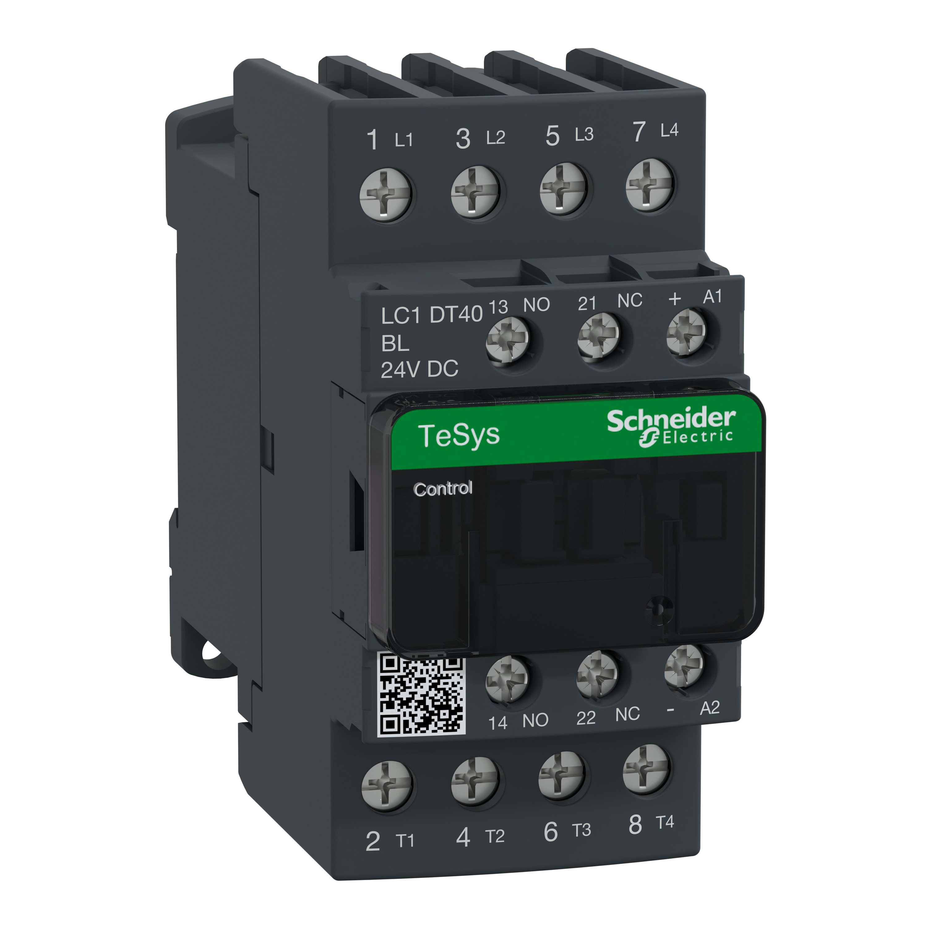 Schneider Electric - TeSys LC1D - contacteur - 4P - AC-1 440V - 40A - bobine 24Vcc