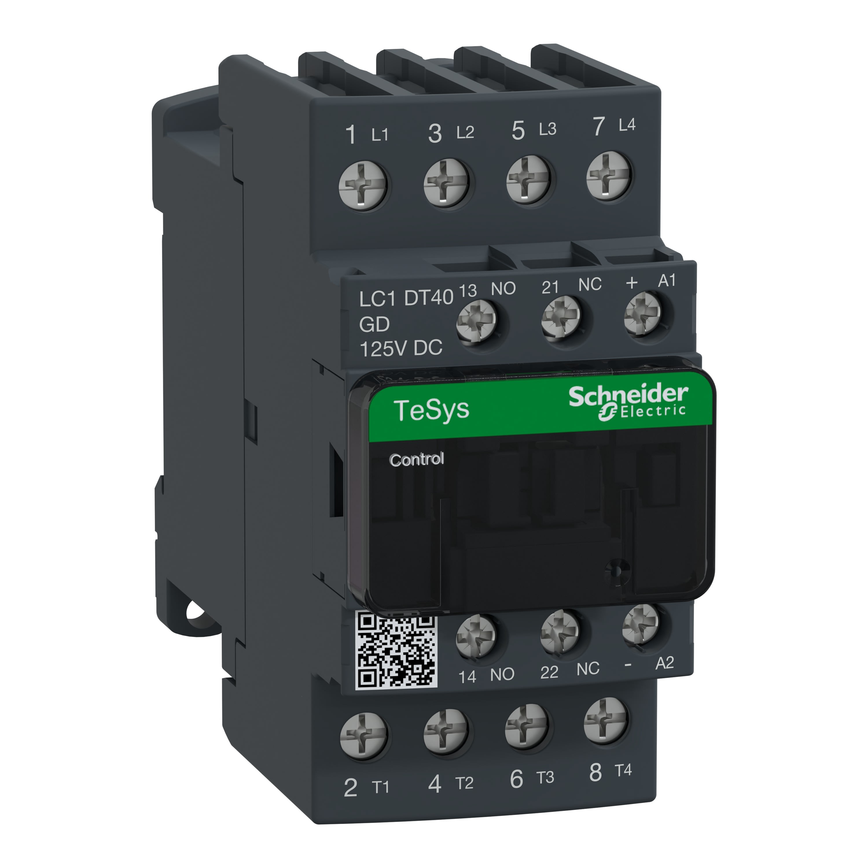 Schneider Electric - TeSys LC1D - contacteur - 4P - AC-1 440V - 40A - bobine 125Vcc