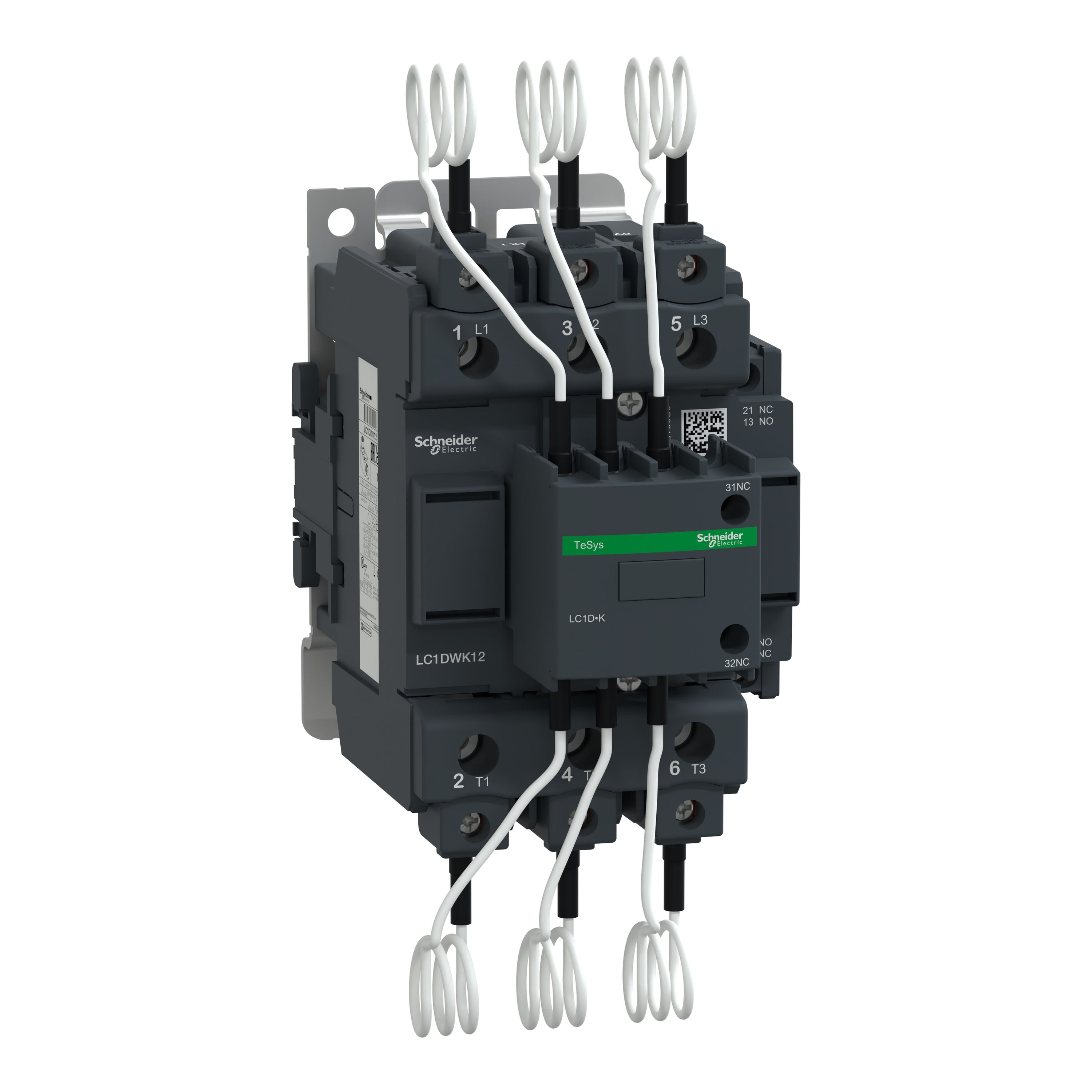 Schneider Electric - TeSys LC1DW - contacteur - 3P - 400..440V 60kVAr - bobine 110Vca