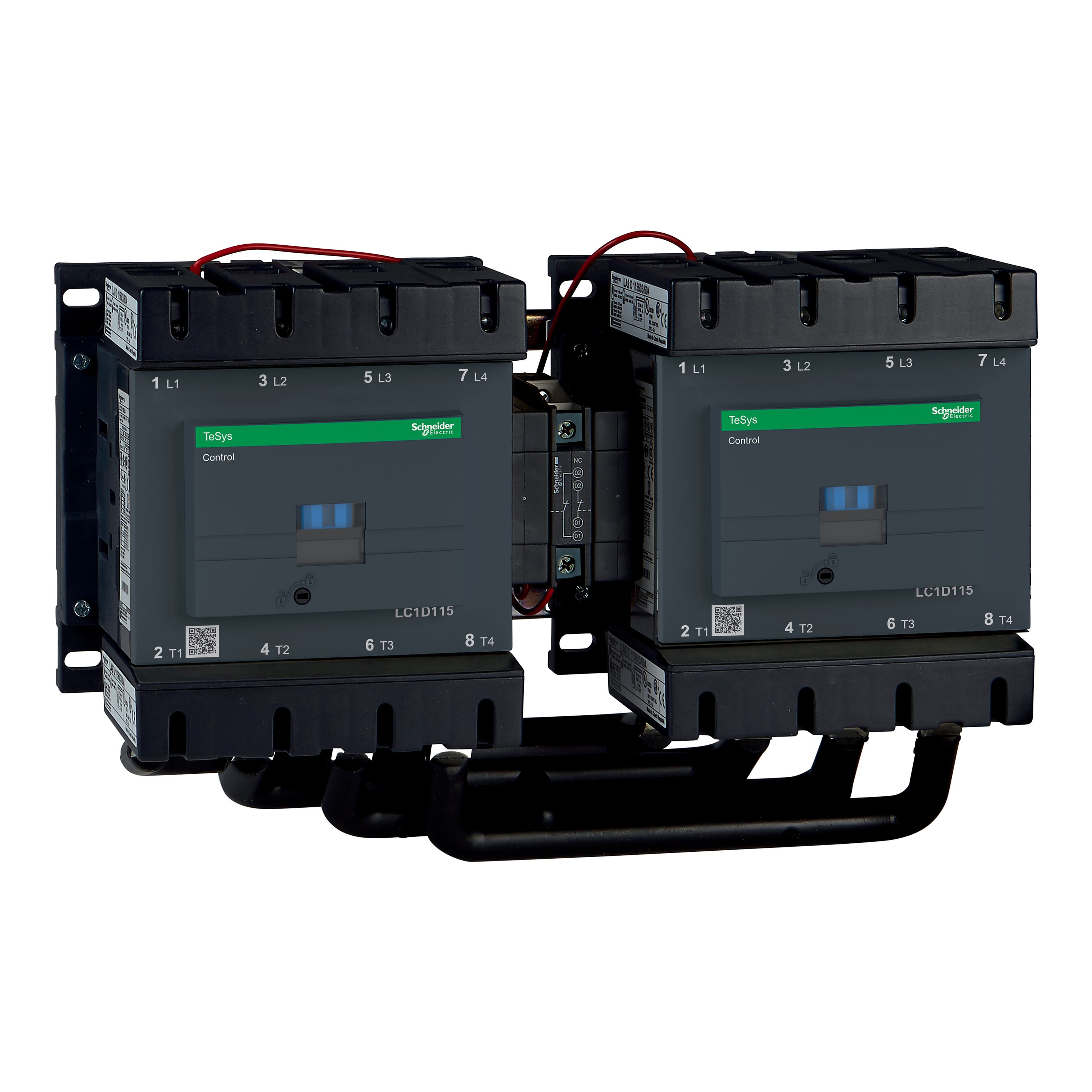 Schneider Electric - TeSys LC2D - contacteur inverseur - 4P - 4F - AC-1 440V - 200A - 230Vca 50/60Hz