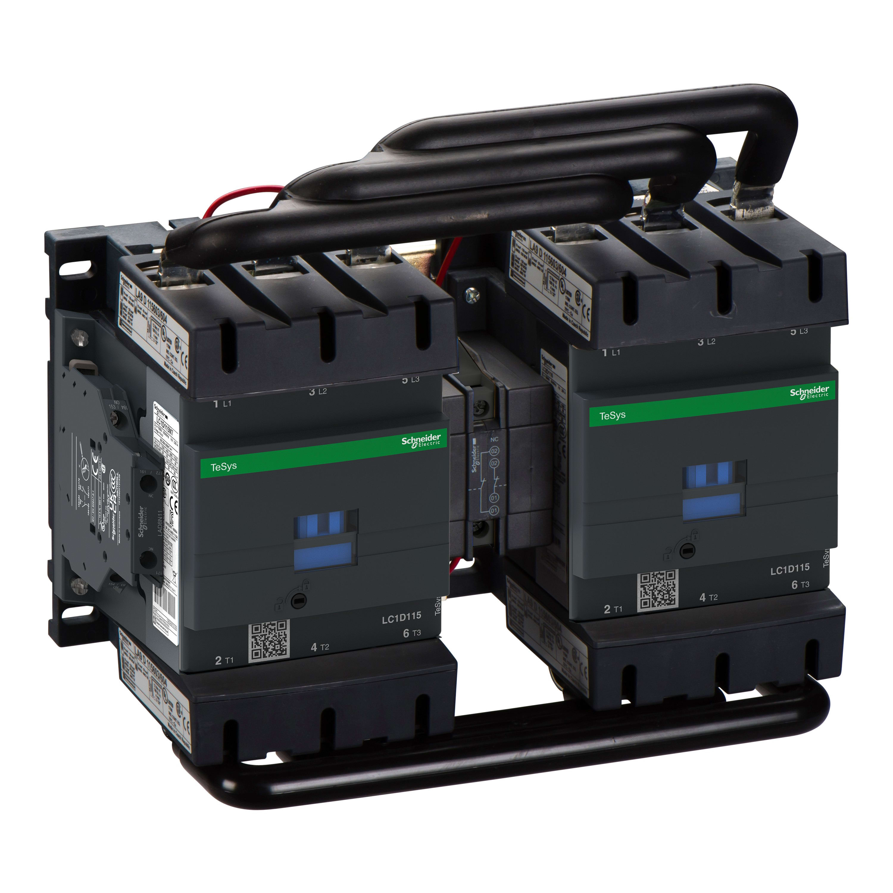 Schneider Electric - TeSys LC2D - contacteur inverseur - 3P - AC-3 440V - 115A - bobine 230Vca