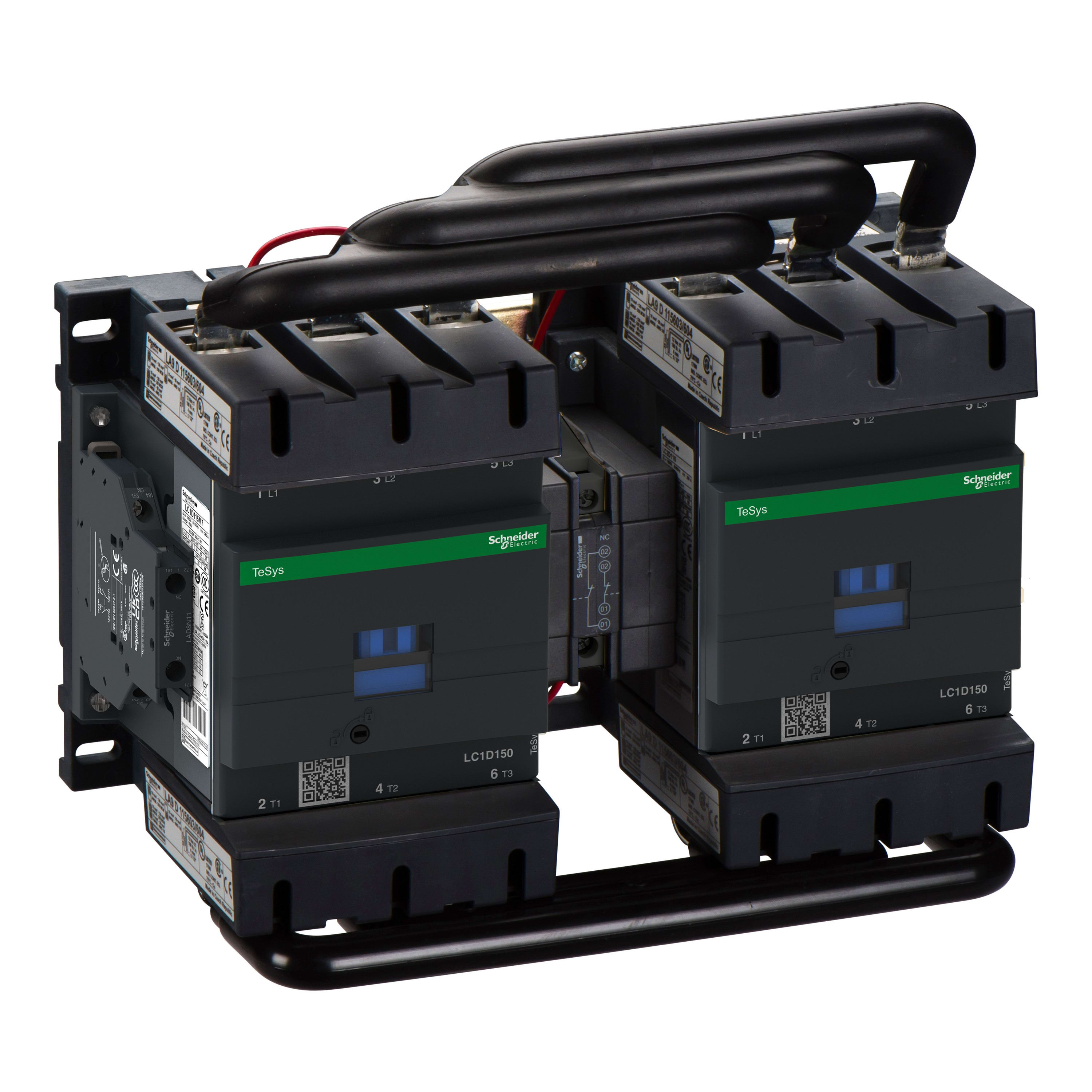 Schneider Electric - TeSys LC2D - contacteur inverseur - 3P - AC-3 440V - 150A - bobine 220Vca