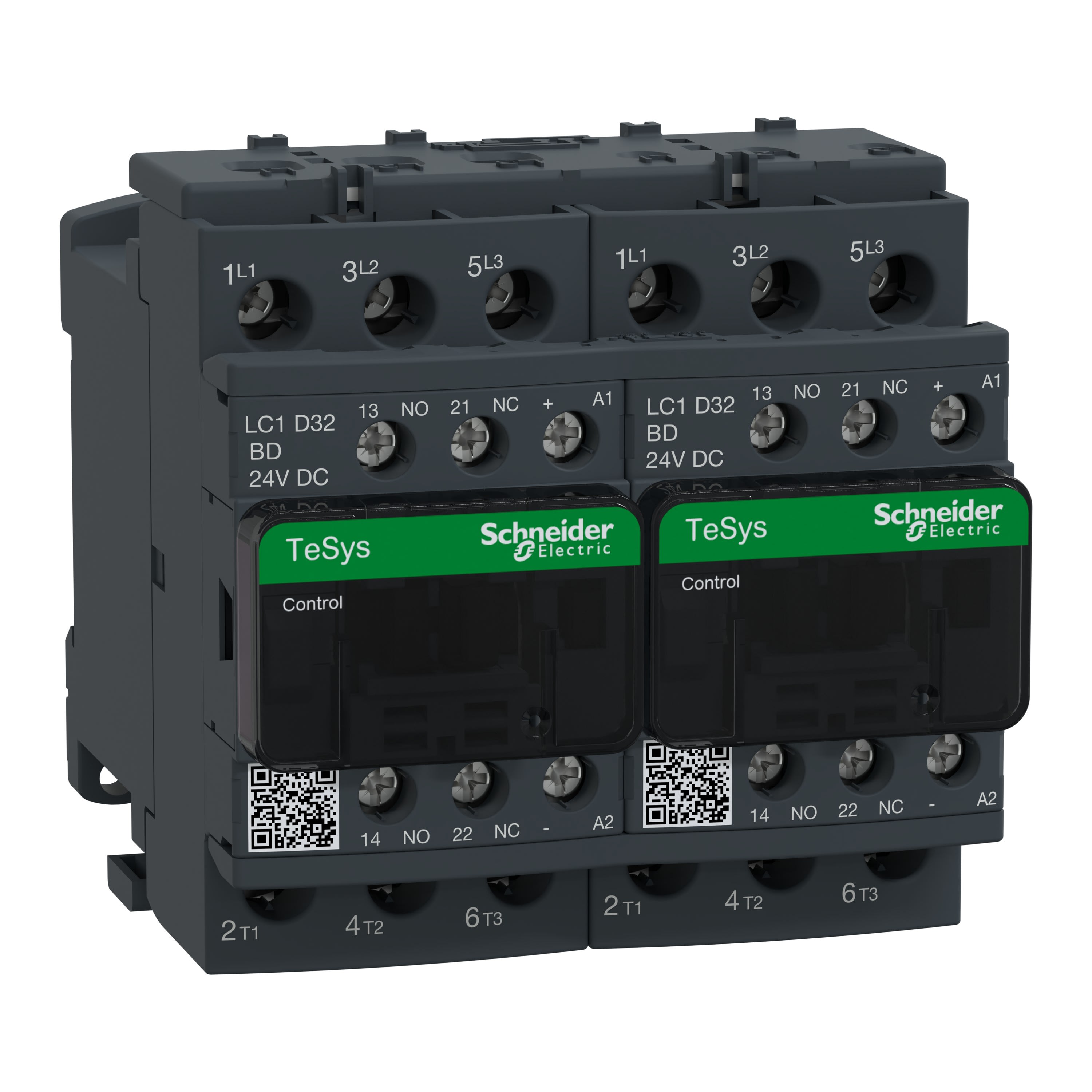Schneider Electric - TeSys LC2D - contacteur inverseur - 3P - AC-3 440V - 32A - bobine 24Vcc