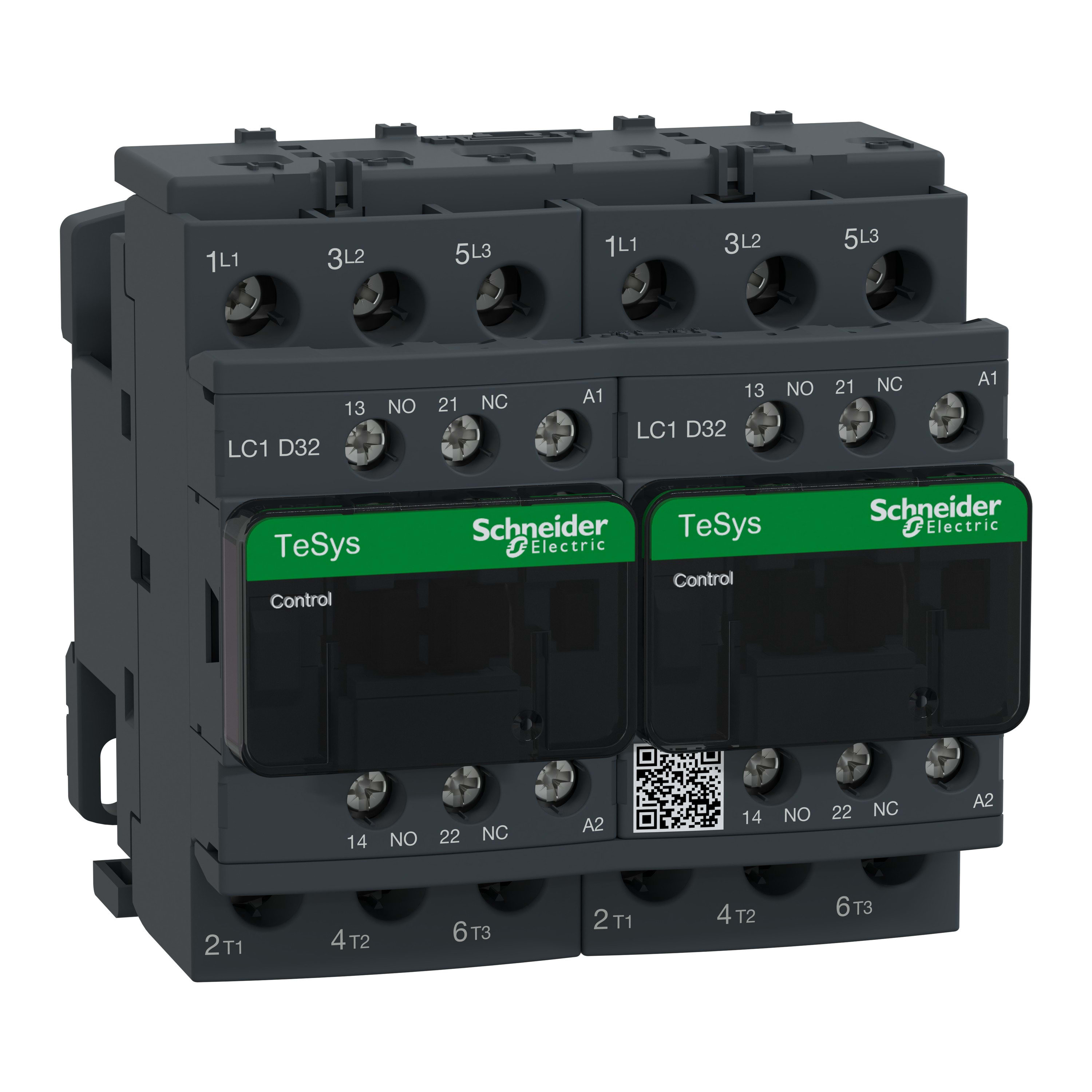 Schneider Electric - TeSys LC2D - contacteur inverseur - 3P - AC-3 440V - 32A - bobine 120Vca