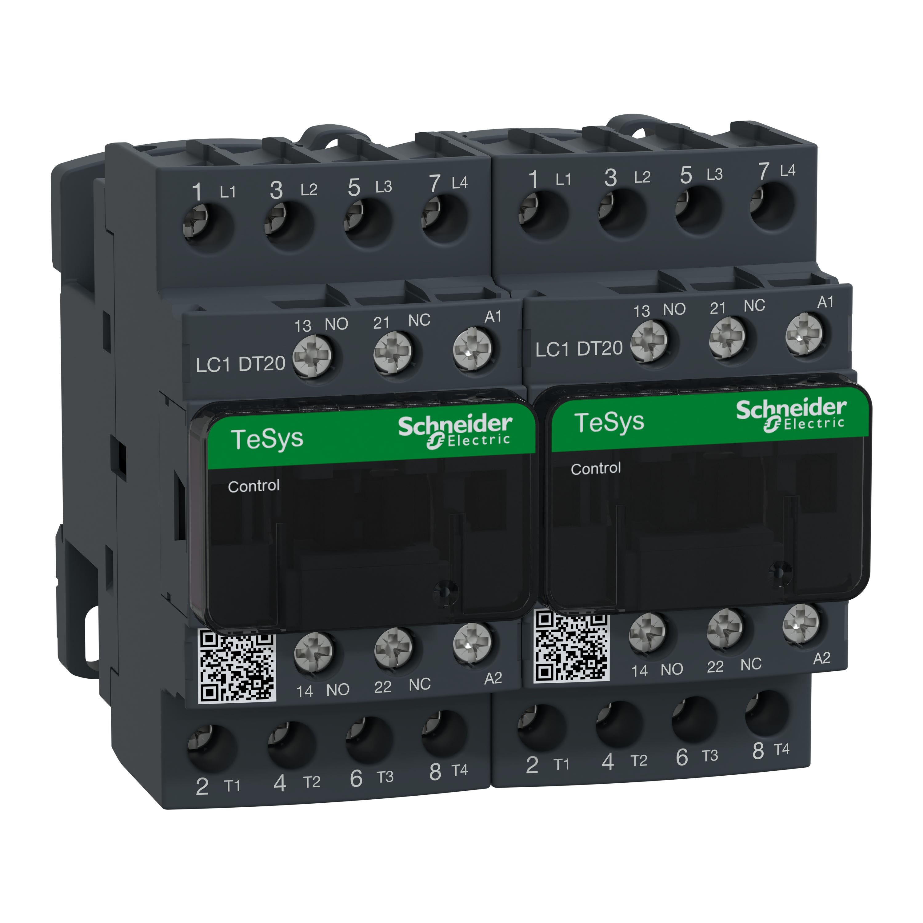 Schneider Electric - TeSys LC2D - contacteur inverseur - 4P - AC-1 440V - 20A - bobine 230Vca