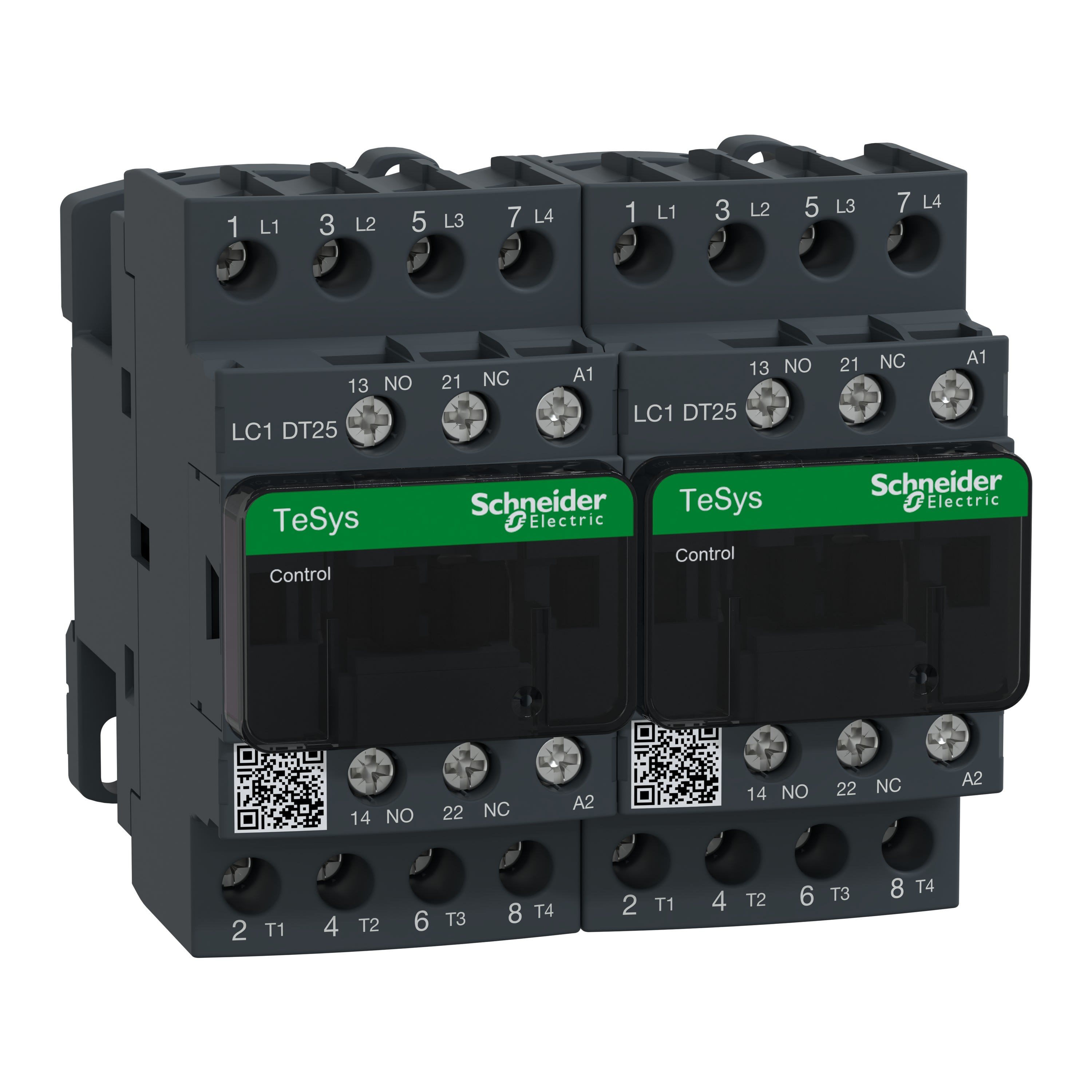 Schneider Electric - TeSys LC2D - contacteur inverseur - 4P - AC-1 440V - 25A - bobine 48Vca