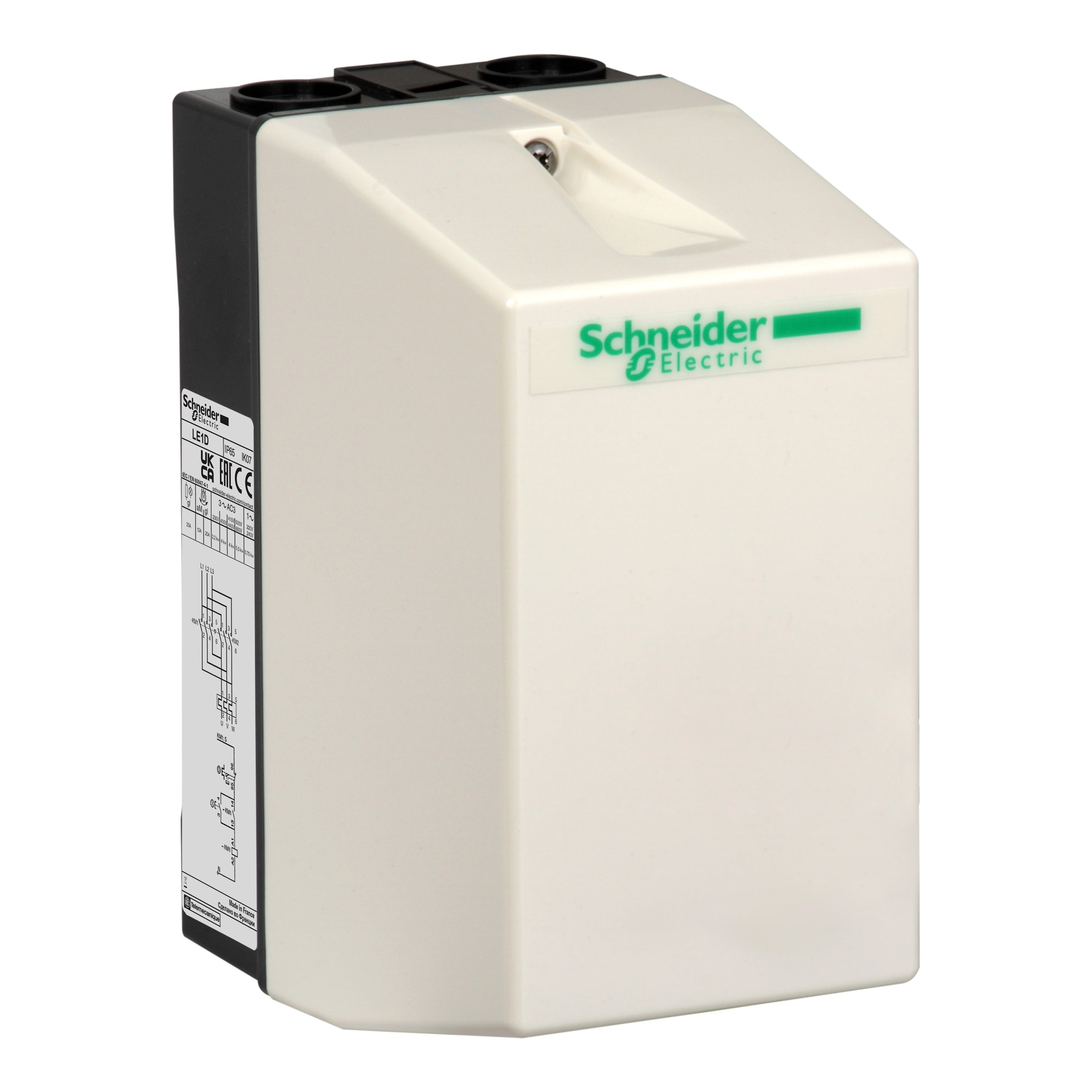 Schneider Electric - TeSys LE1D - démarreur en coffret - 12A - bobine 230Vca