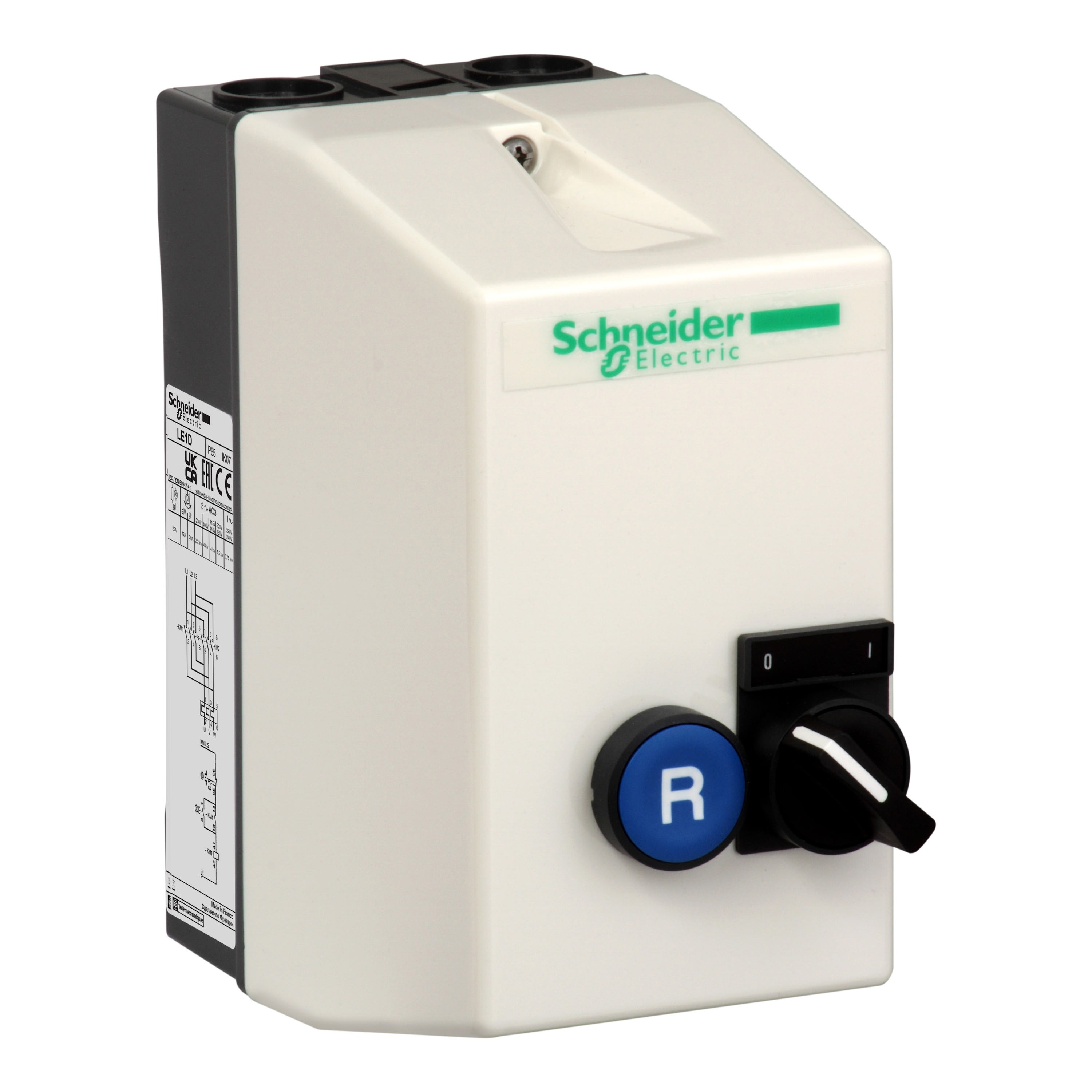 Schneider Electric - TeSys LE1D - démarreur en coffret - 12A - bobine 400Vca
