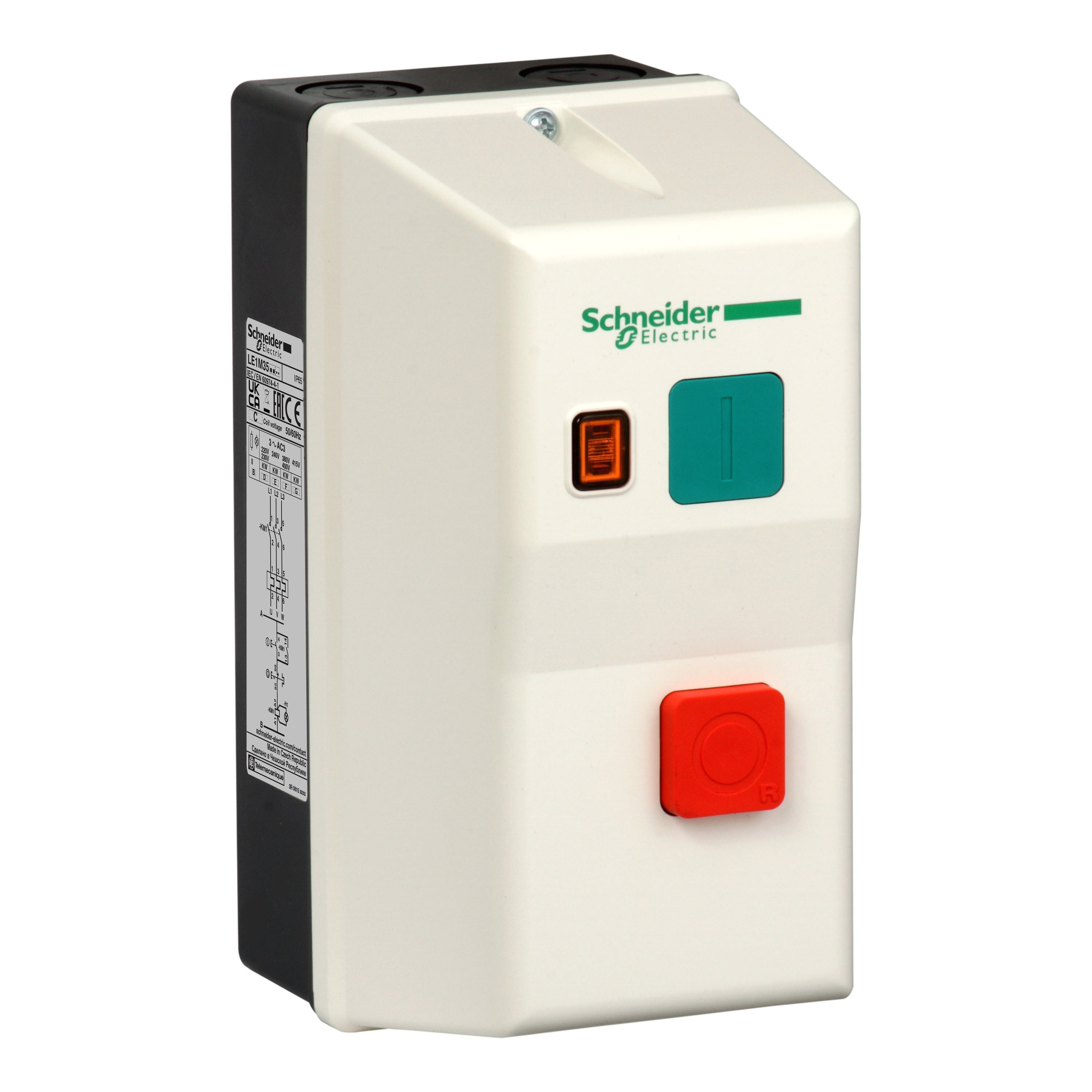 Schneider Electric - TeSys LE1M - démarreur en coffret - 8..11,5A - bobine 24Vca