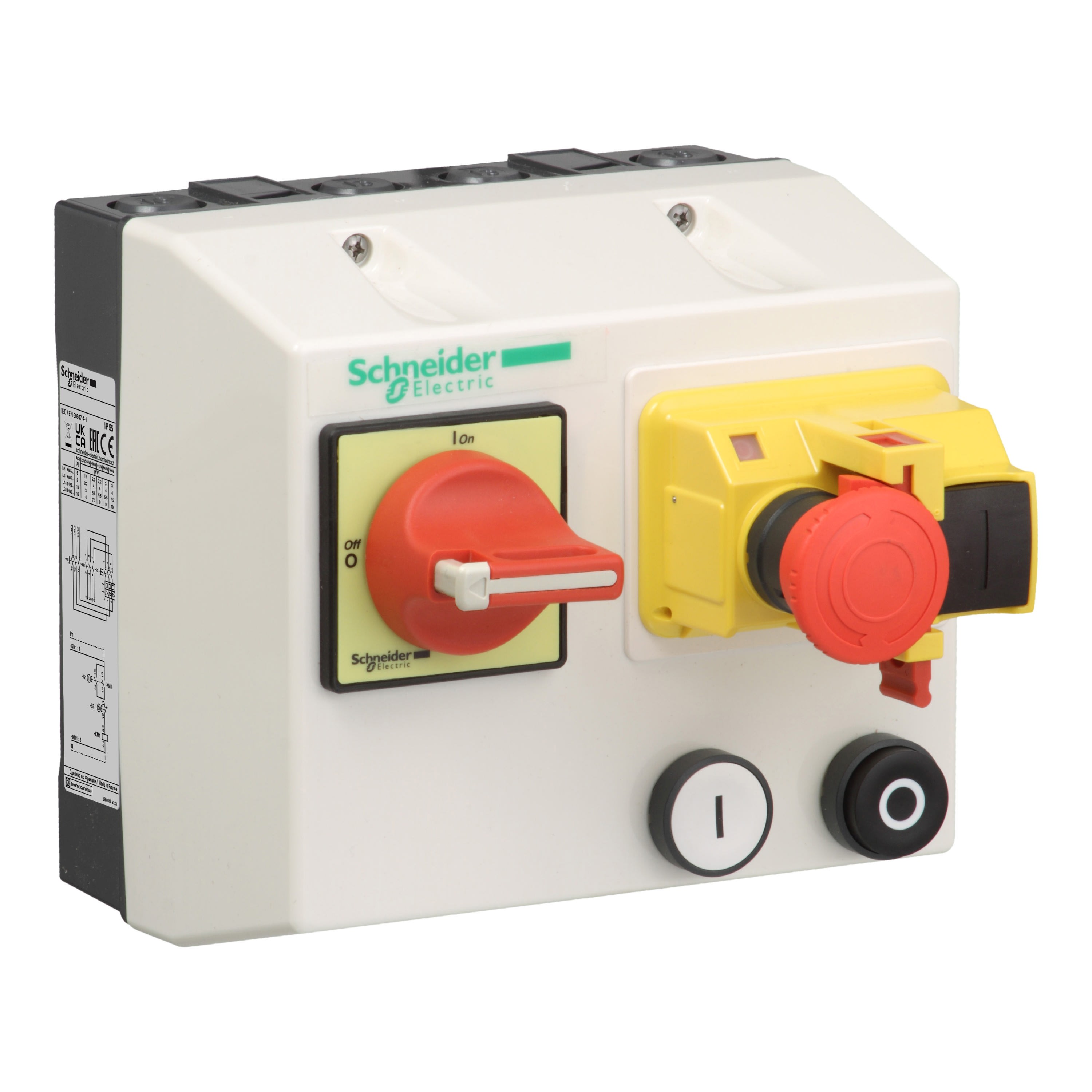 Schneider Electric - TeSys LG1K - démarreur en coffret - 1,6..2,5A - bobine 380Vca