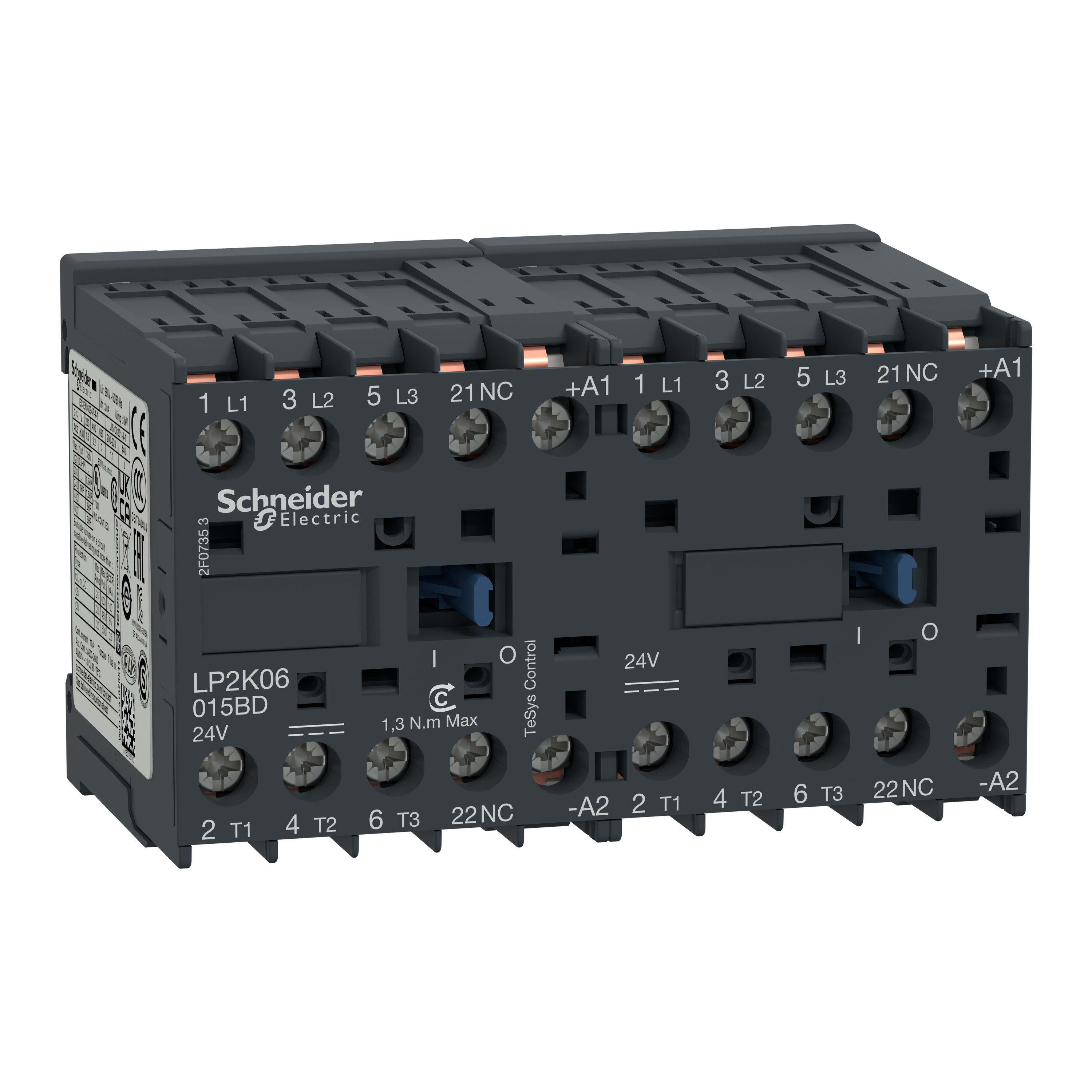 Schneider Electric - TeSys K - Inv 3p+o ci 24v dc