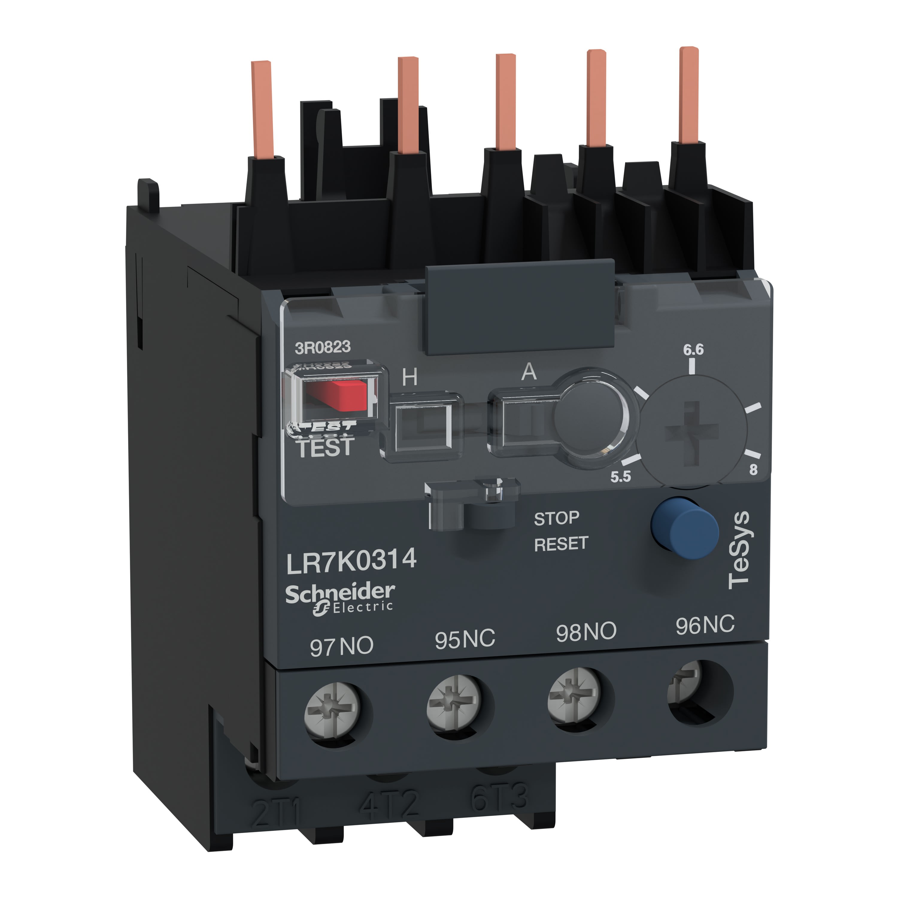 Schneider Electric - TeSys LR - relais de protection thermique moteur - 5,5..8A - classe 10A