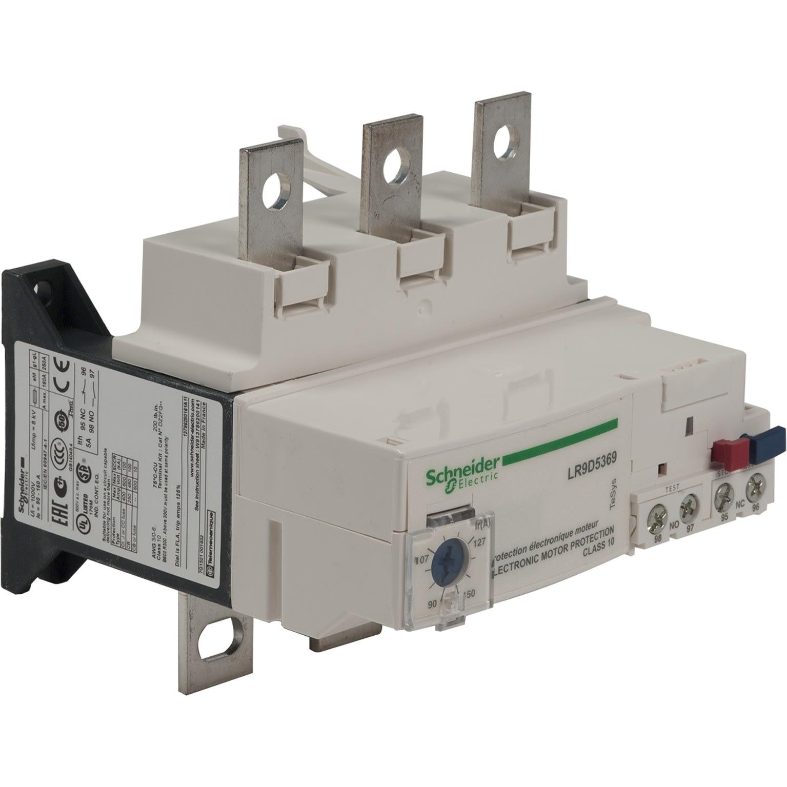 Schneider Electric - TeSys LRD - relais de protection thermique - 90..150A - classe 10