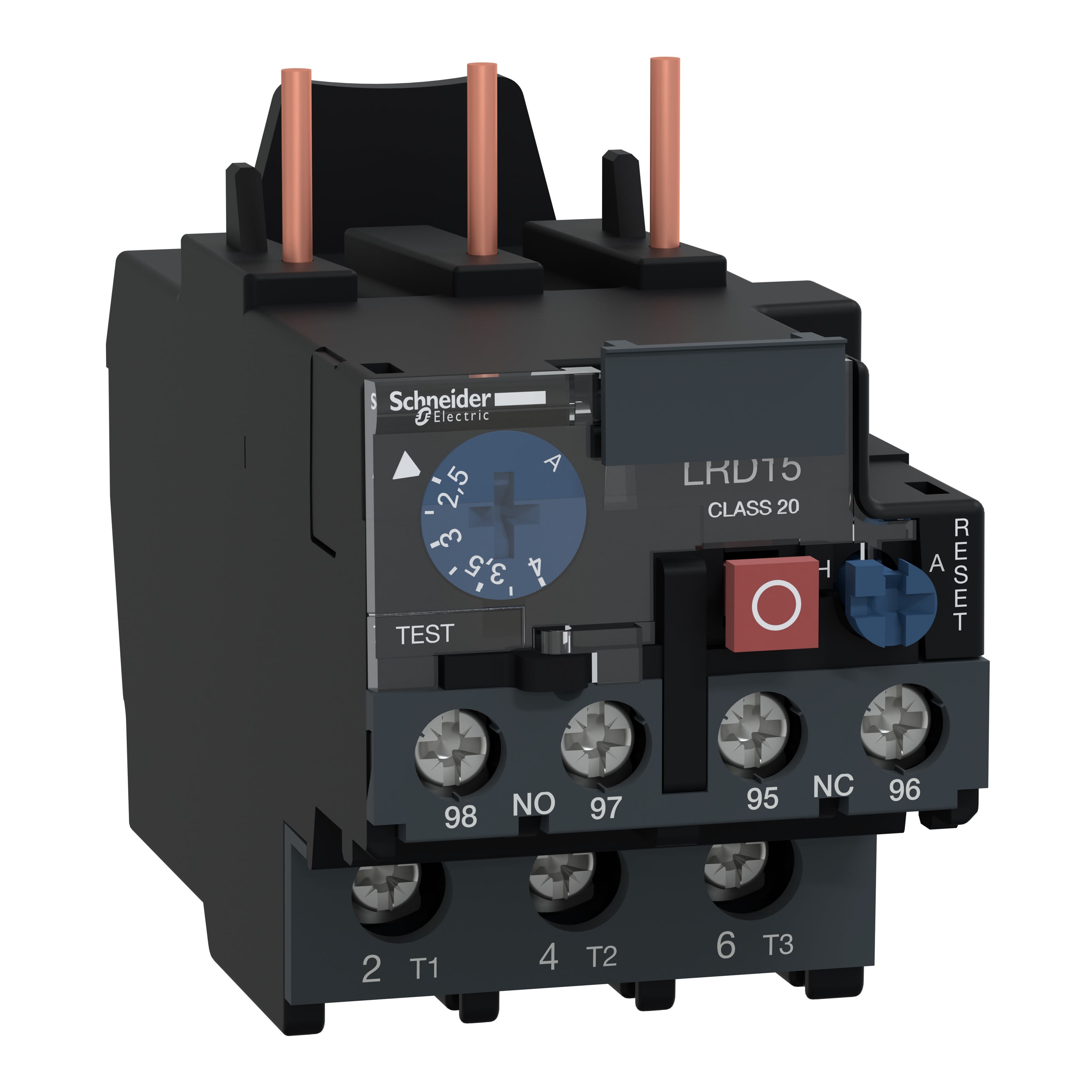Schneider Electric - TeSys LRD - relais de protection thermique - 2,5..4A - classe 20