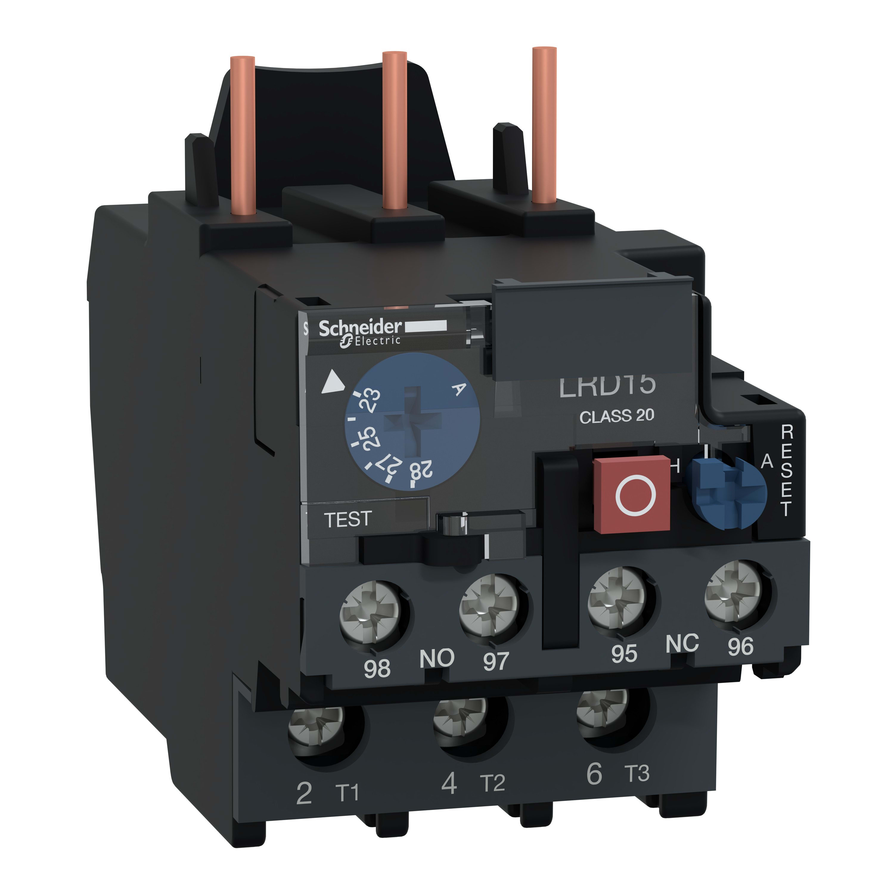 Schneider Electric - TeSys LRD - relais de protection thermique - 23..28A - classe 20