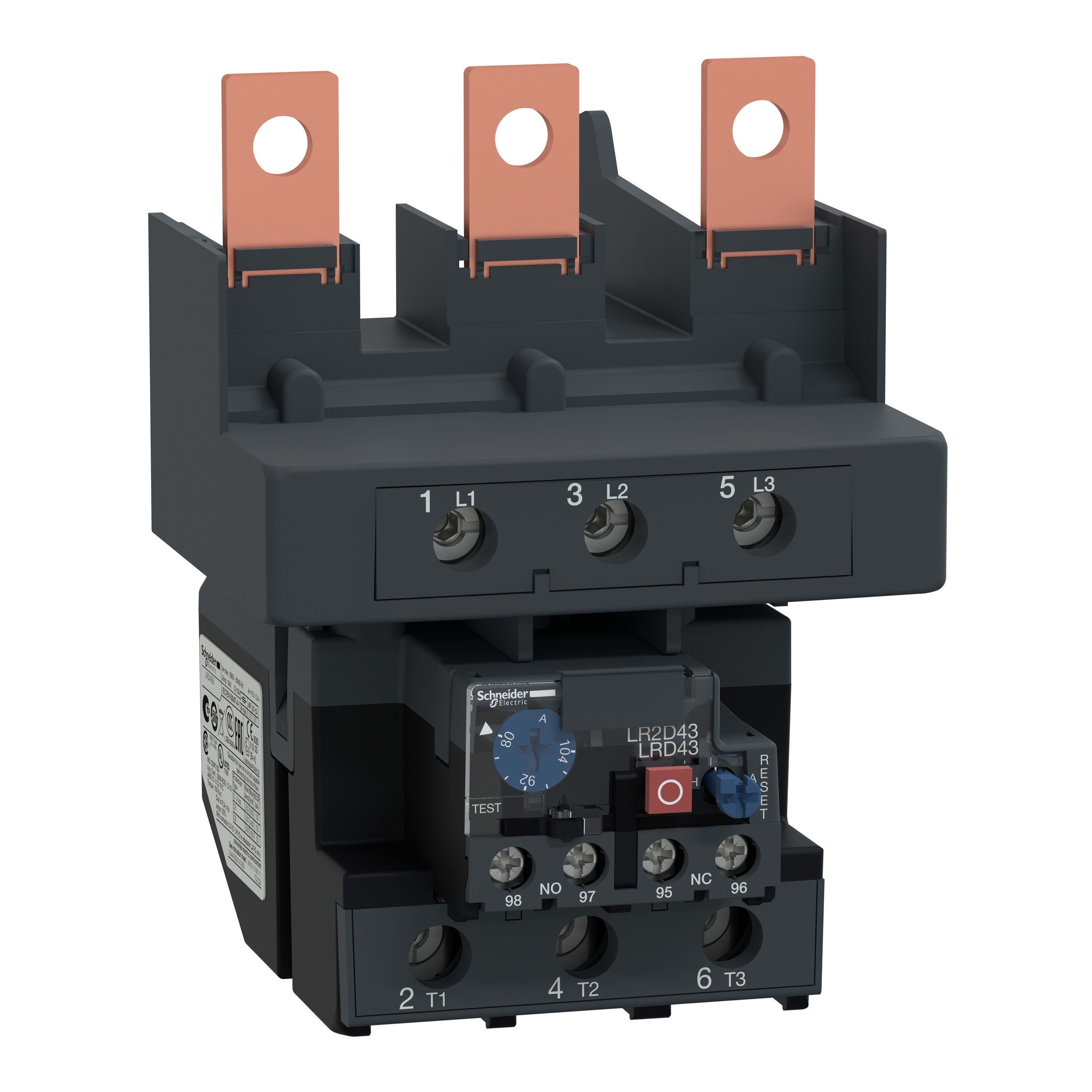 Schneider Electric - TeSys LRD - relais de protection thermique - 80..104A - classe 10A