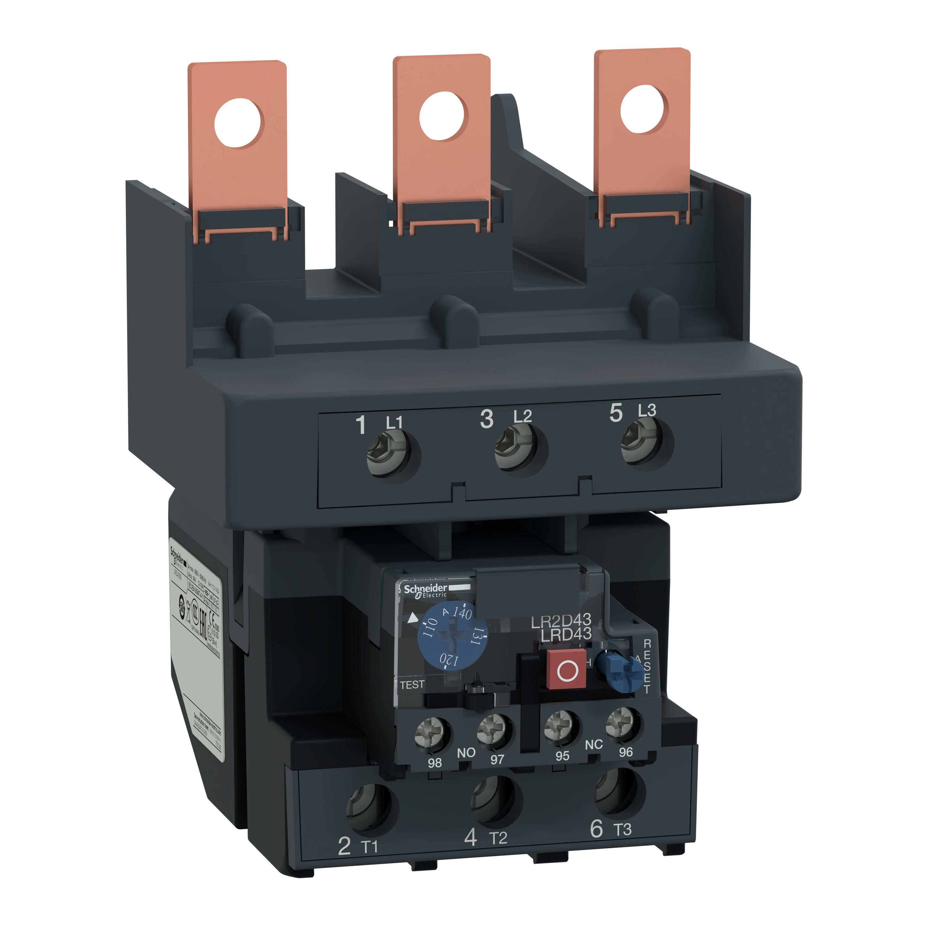 Schneider Electric - TeSys LRD - relais de protection thermique - 110..140A - classe 10A