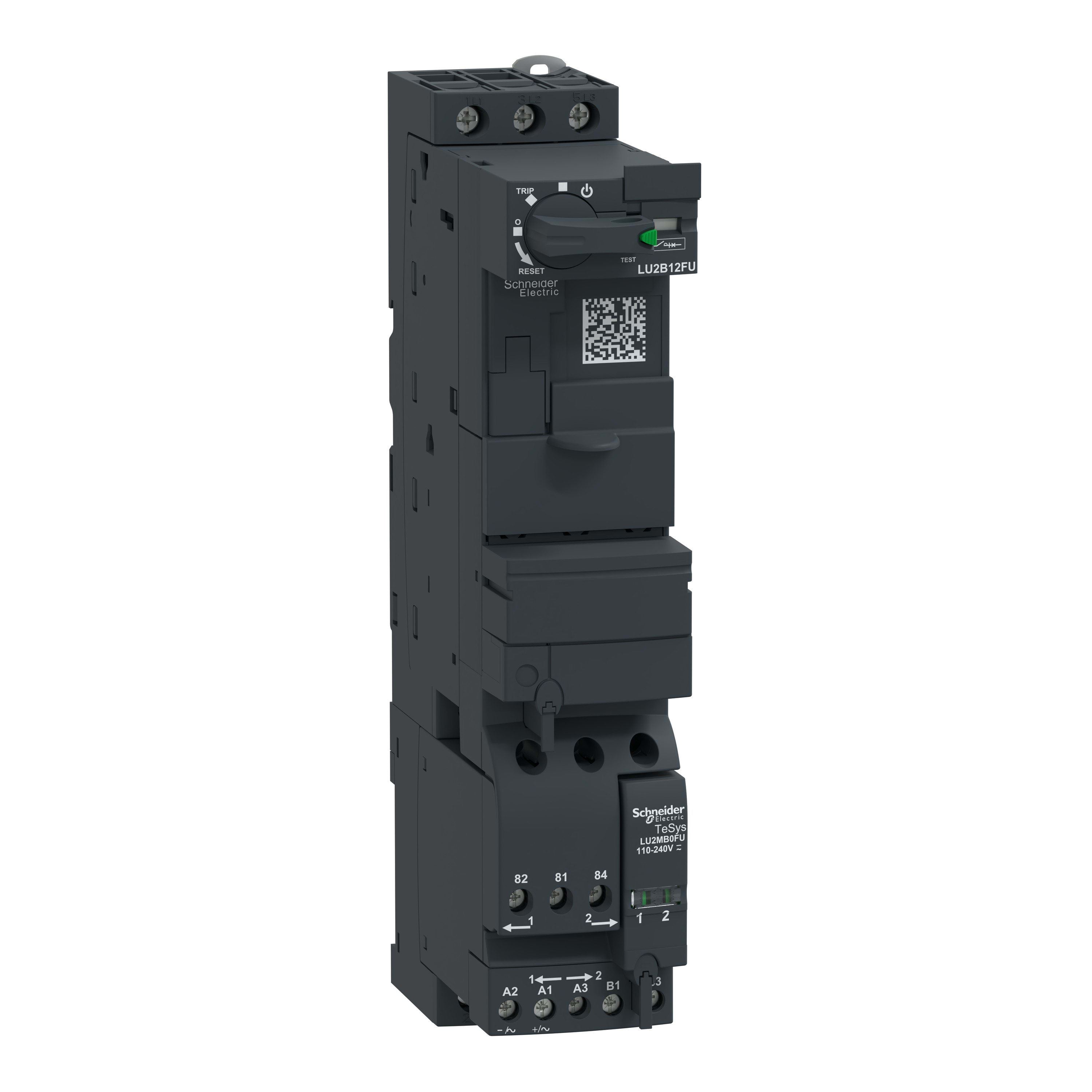 Schneider Electric - TeSys U - base puissance - 12A - circ. de cont. bornes à vis-étriers 110..220Vcc