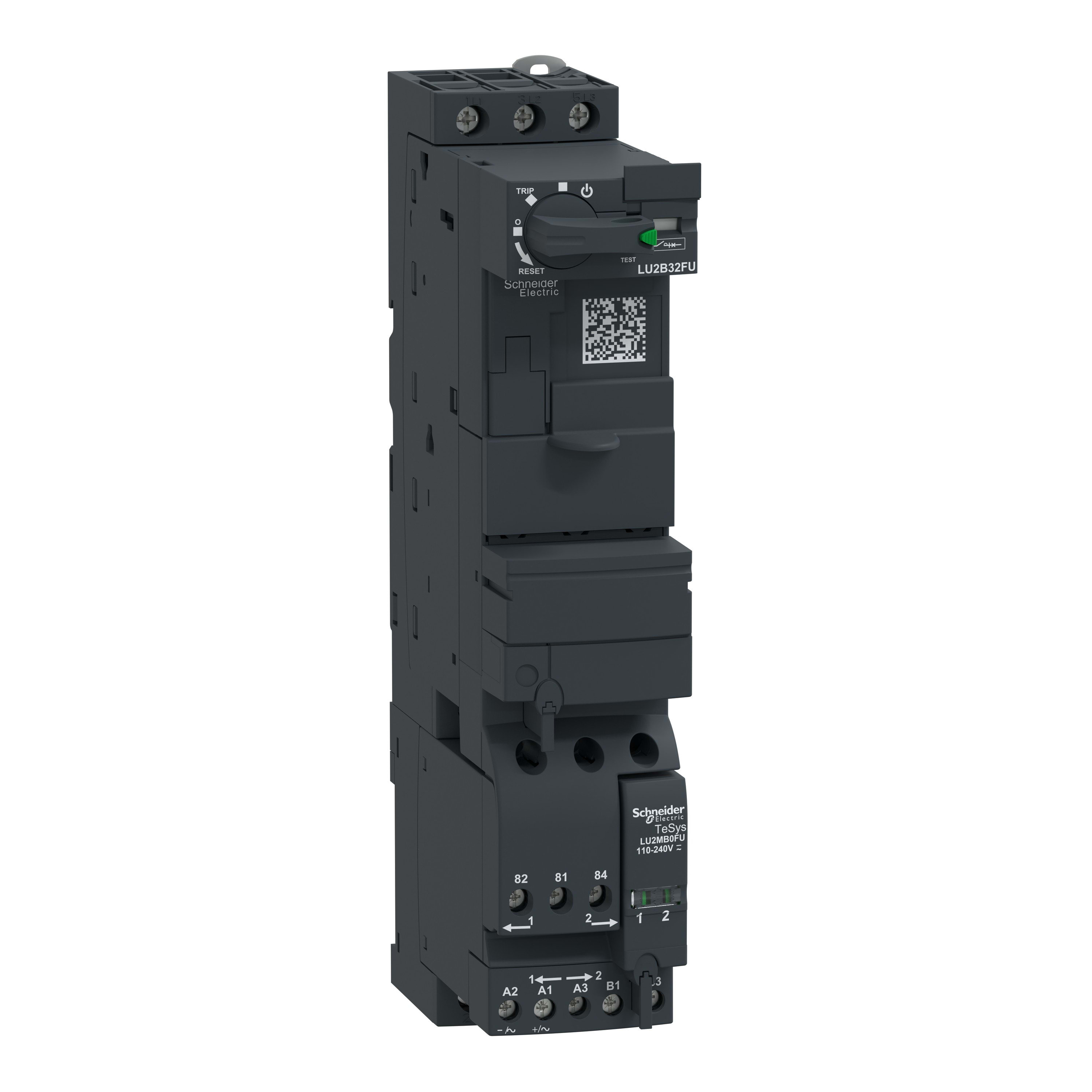 Schneider Electric - TeSys U - base puissance - 32A - circ. de cont. bornes à vis-étriers 110..220Vcc