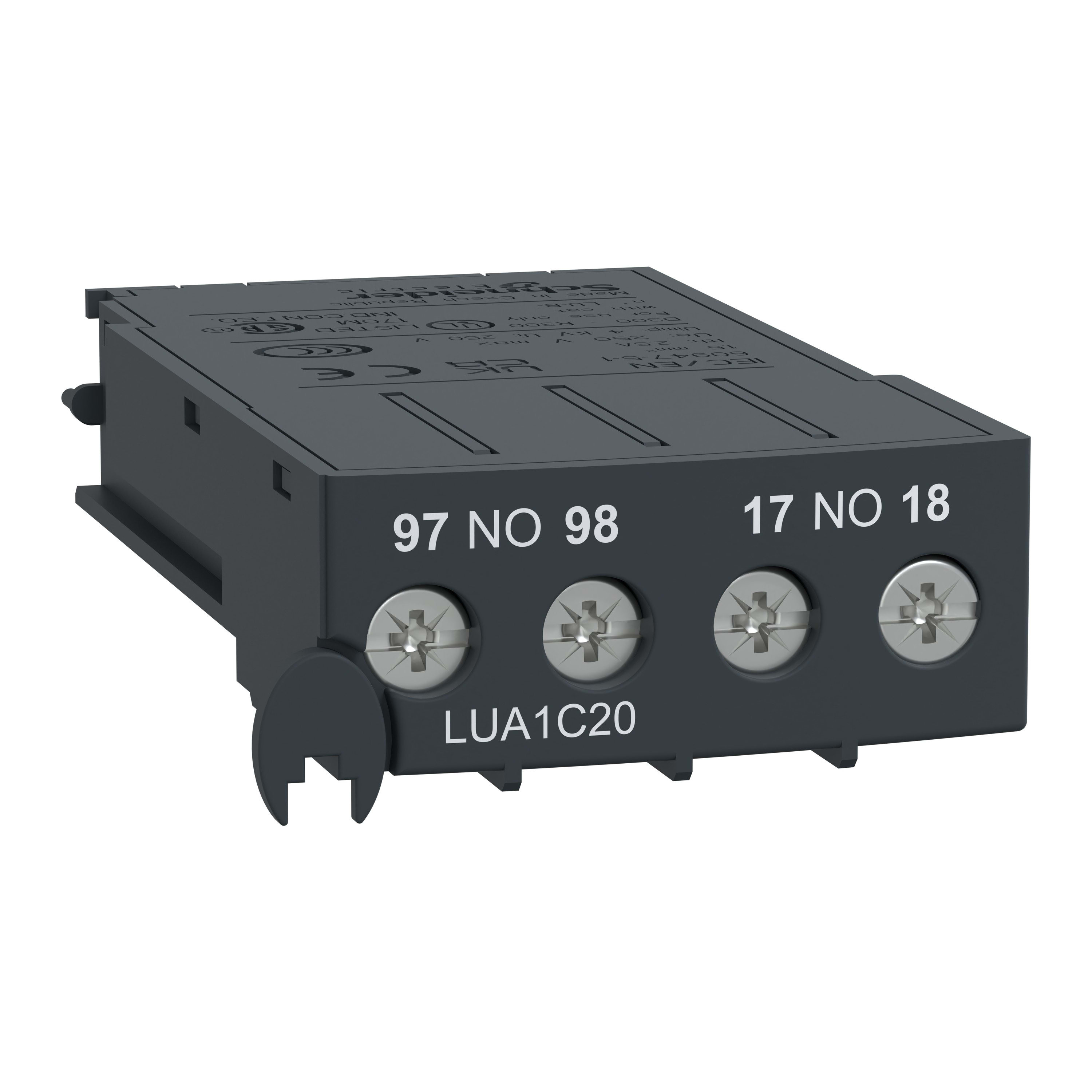 Schneider Electric - TeSys U - bloc de contacts additionnels - 1F+1F