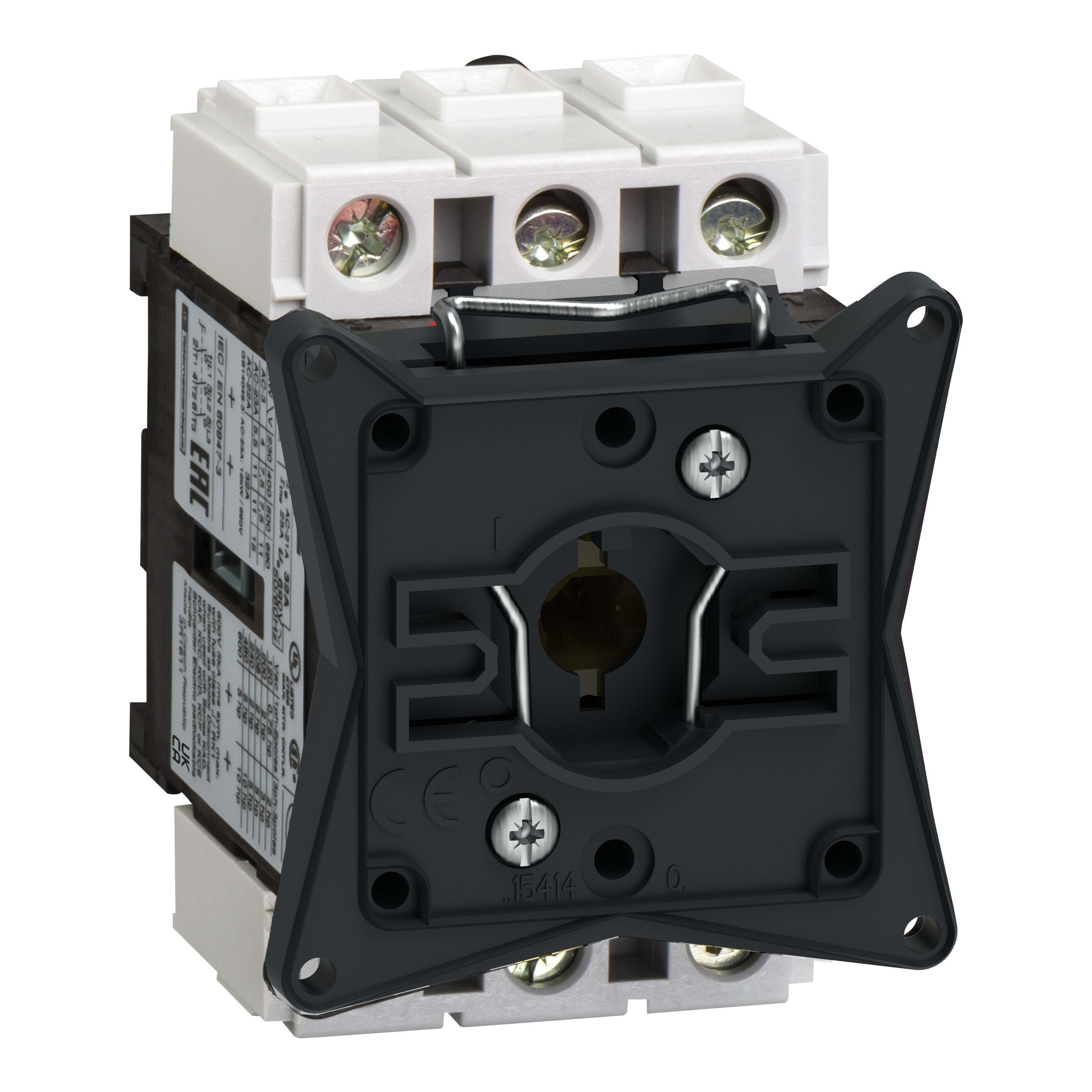 Schneider Electric - TeSys Vario - bloc de base pour interrupteur-sectionneur - 3P -20A