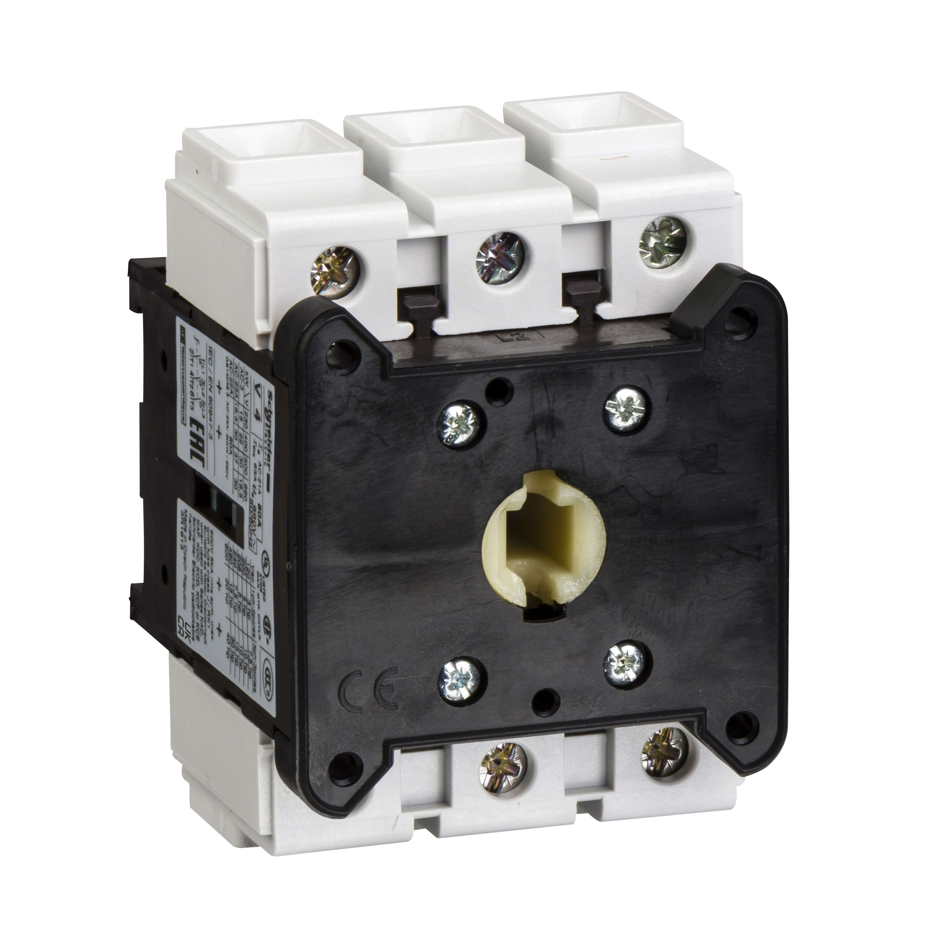 Schneider Electric - TeSys Vario - bloc de base pour interrupteur-sectionneur - 3P -63A