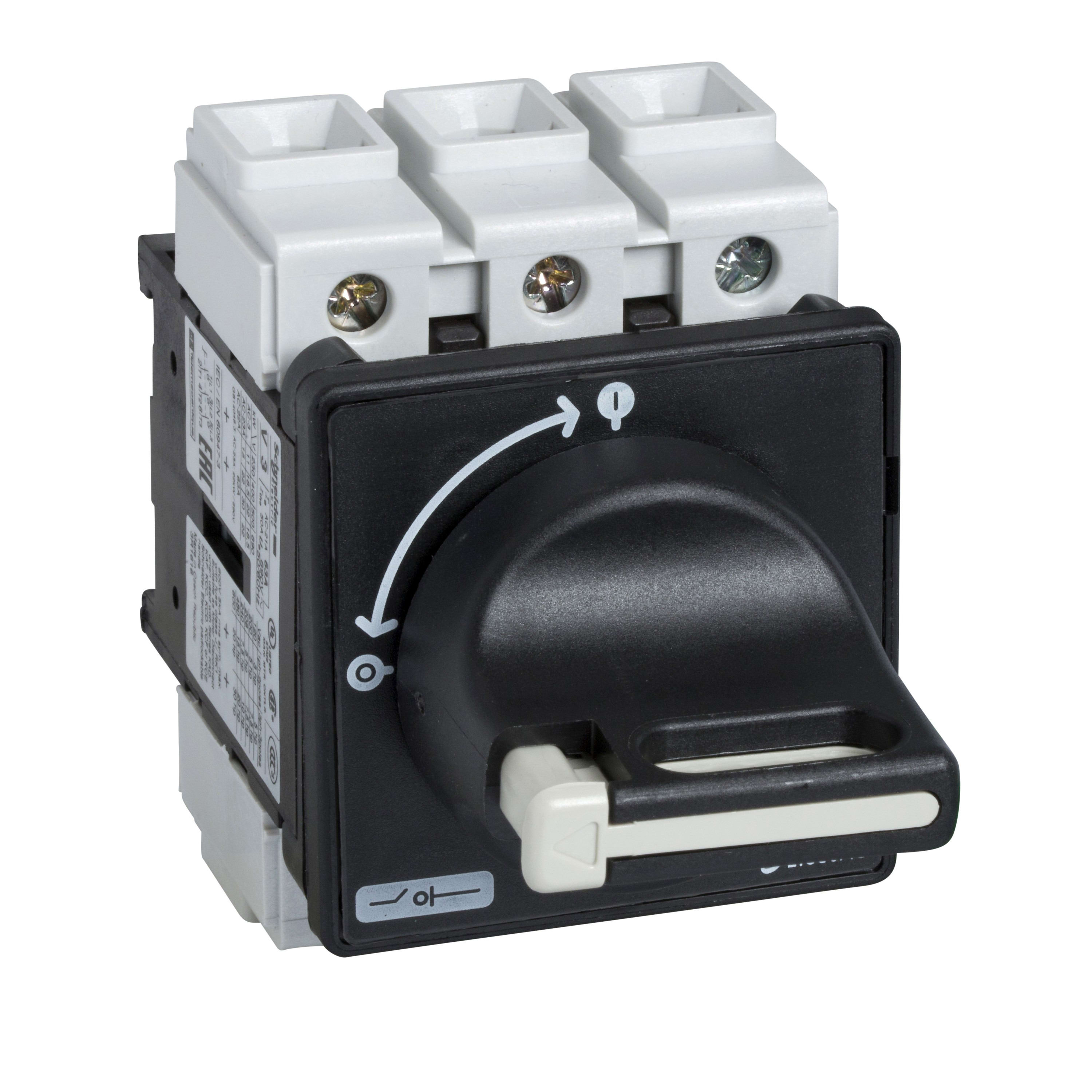Schneider Electric - TeSys VBF - inter.-sectionneur - 3P - 690V 20A - poignée noire cadenassable
