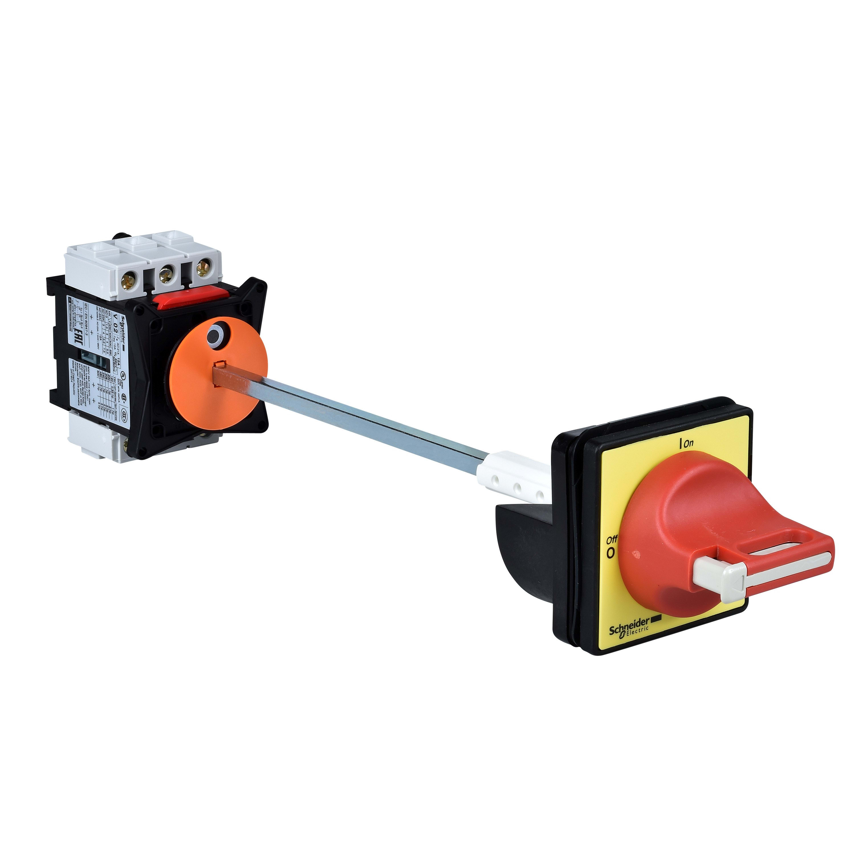 Schneider Electric - TeSys VccD - inter.-sectionneur - 3P - 690V 32A - poignée rouge cadenassable