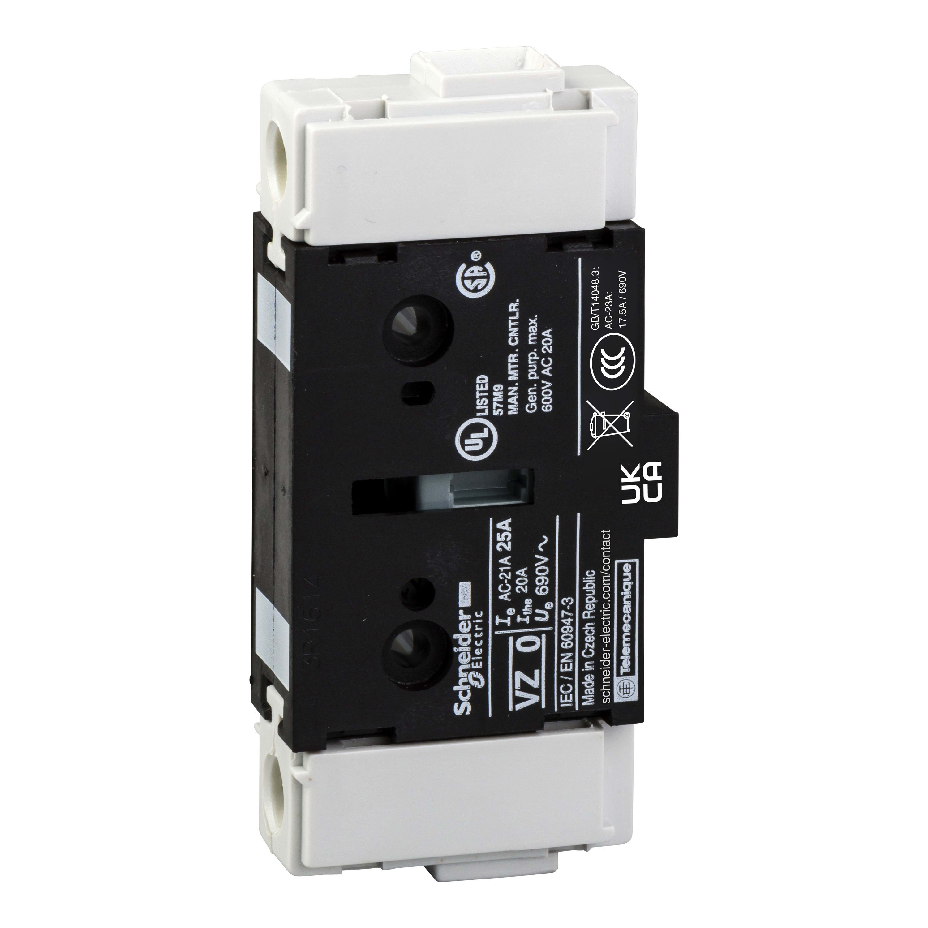 Schneider Electric - TeSys Vario - pôle principal 12A - pour V02