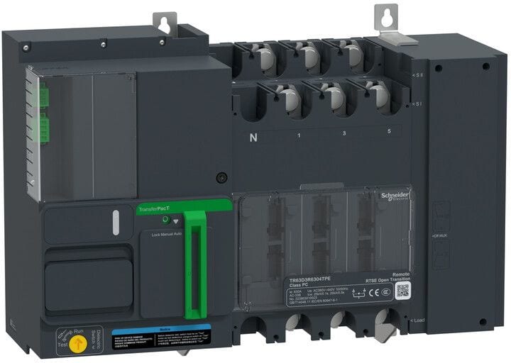 Schneider Electric - TransferPacT TR630 - inverseur de sources - télécommandé - 500A - 3P - 400Vca