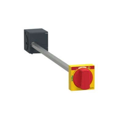Schneider Electric - ComPacT NSXm - commande rotative latérale rouge/jaune O/F pour NSXm